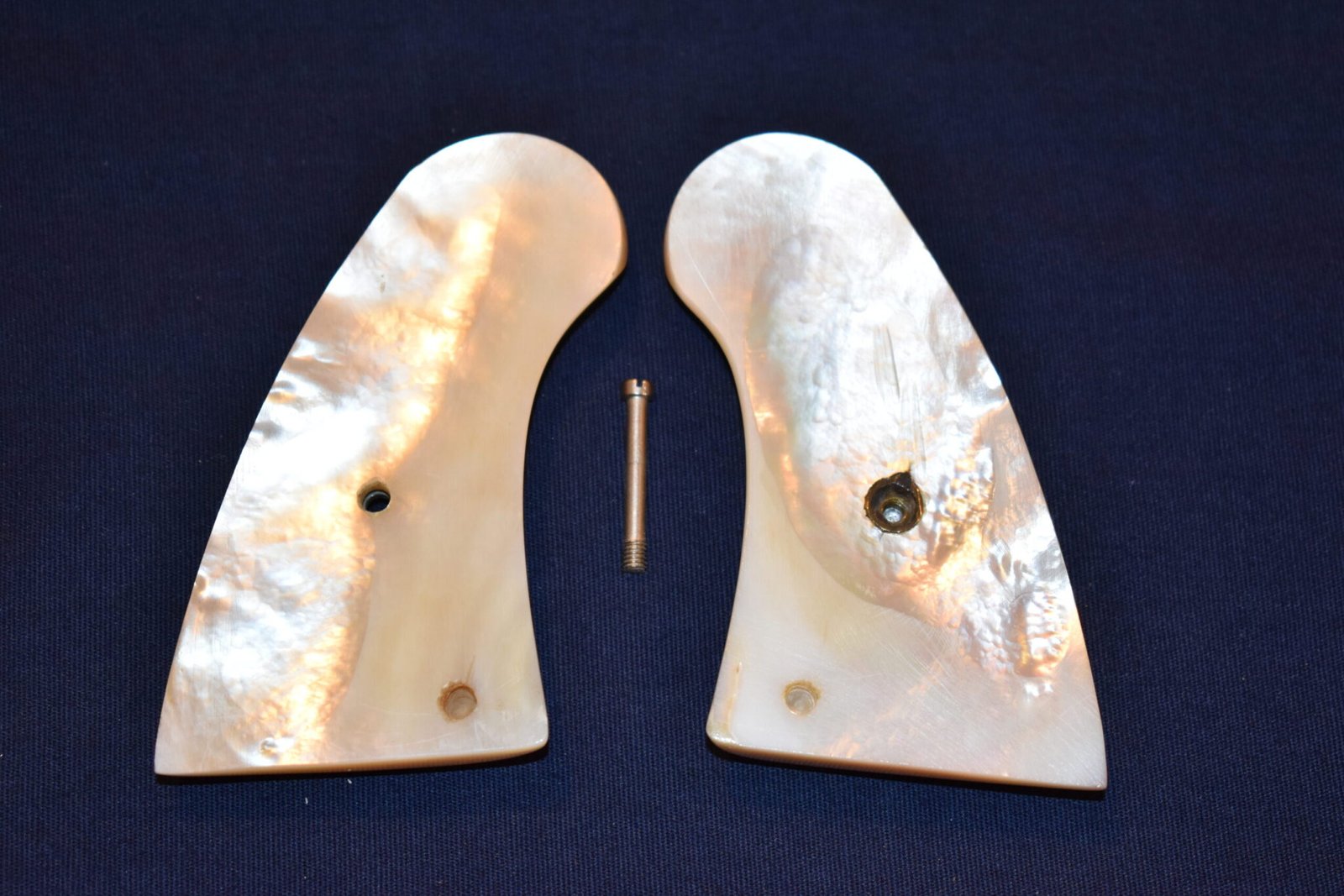 COLT I FRAME MOTHER OF PEARL GRIPS FOR A COLT PYTHON & OFFICER’S MODEL MATCH PCMOP1 - Image 4