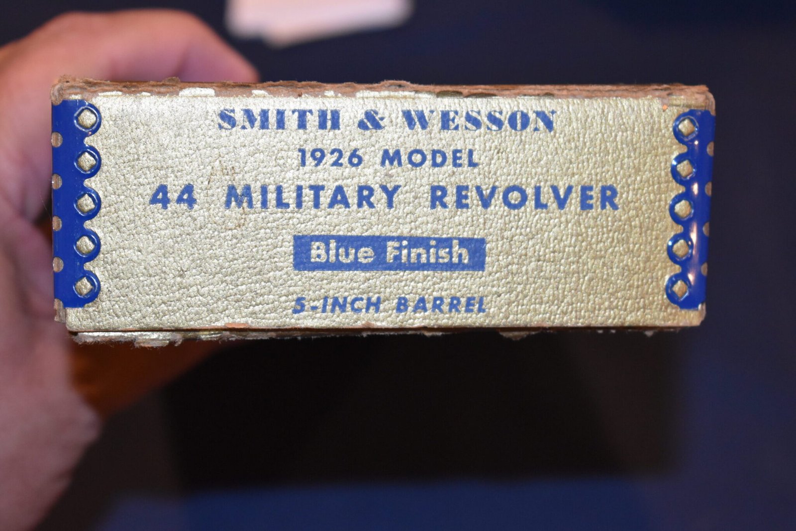 SMITH & WESSON 5" 1926 44 MILITARY REVOLVER PRE-MODEL 21 BOX SWB14 - Image 3
