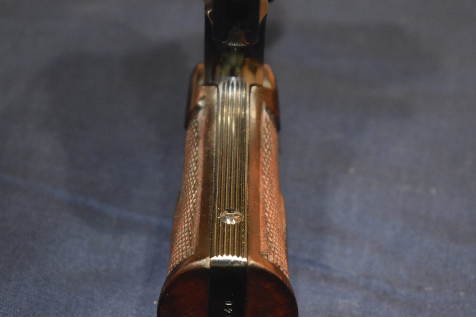 SMITH & WESSON K FRAME PRE-WAR SERVICE GRIPS WITH SMALL SILVER MEDALLIONS KPWS3 - Image 8