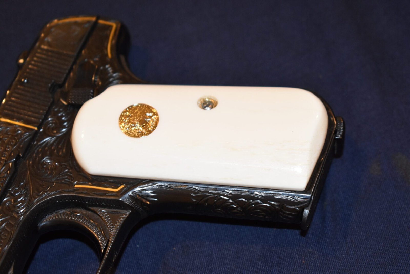 COLT 19803 / 1908 POCKET HAMMERLESS GIRAFFE BONE GRIPS 1903GB3 - Image 11