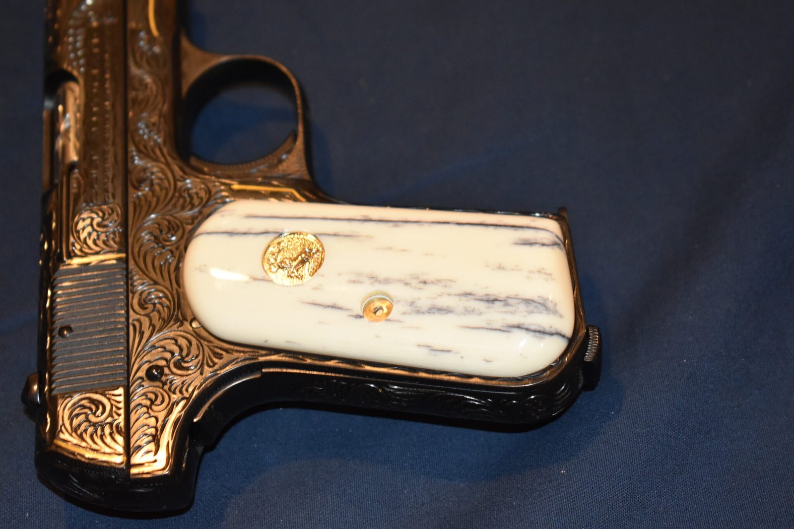 COLT 19803 / 1908 POCKET HAMMERLESS PREMIUM GRADE GIRAFFE BONE GRIPS 1903GB5 - Image 6