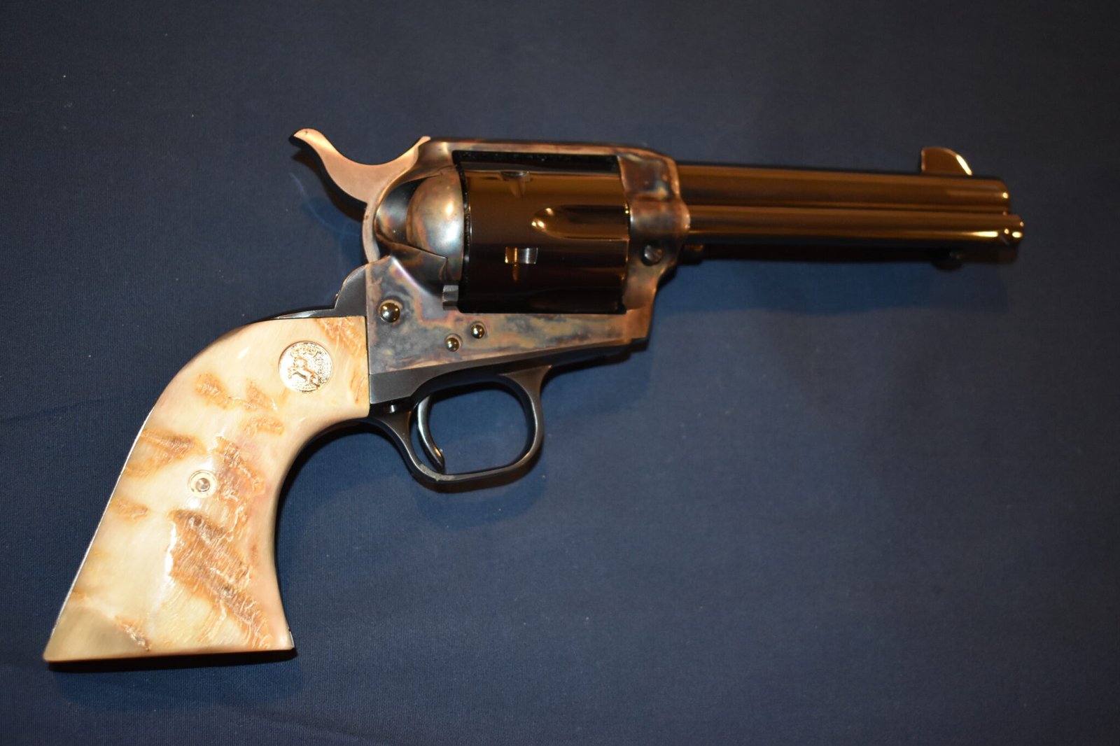 COLT SINGLE ACTION ARMY (S.A.A.)PREMIUM GRADE RAMS HORN / STAG GRIPS SAARH7 - Image 7