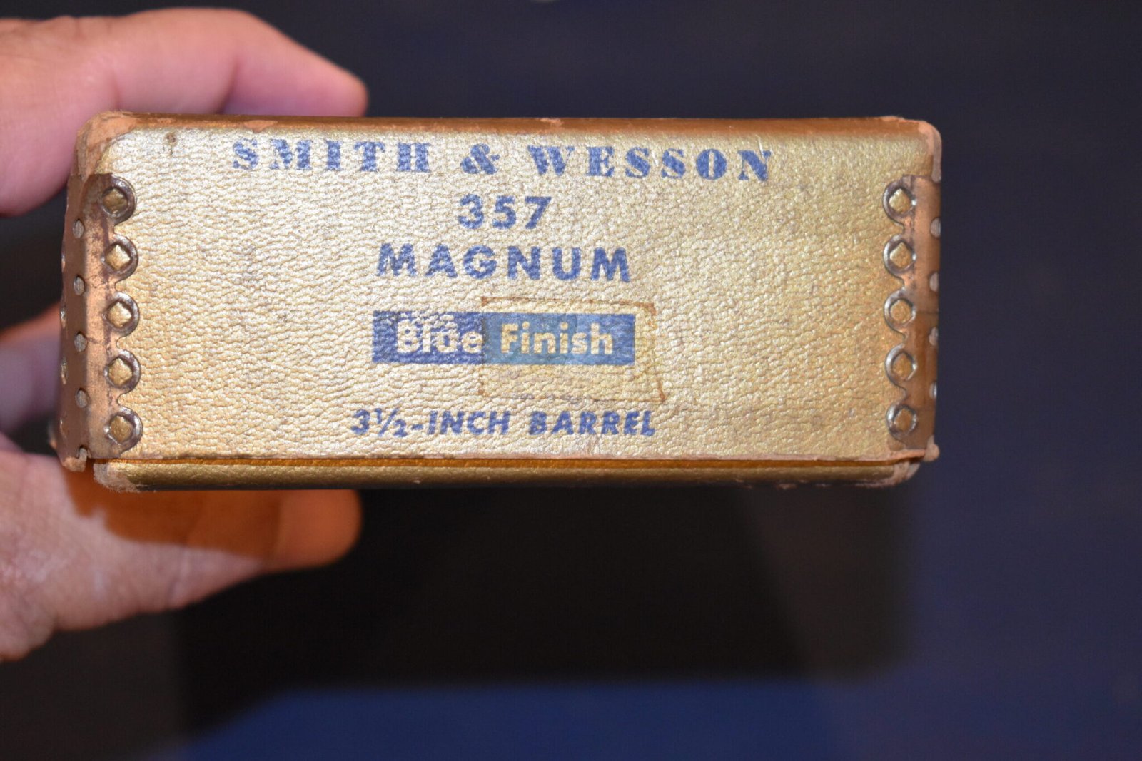SMITH & WESSON 3 1/2’ 357 MAGNUM PRE-MODEL 27 BOX SWB15 - Image 4