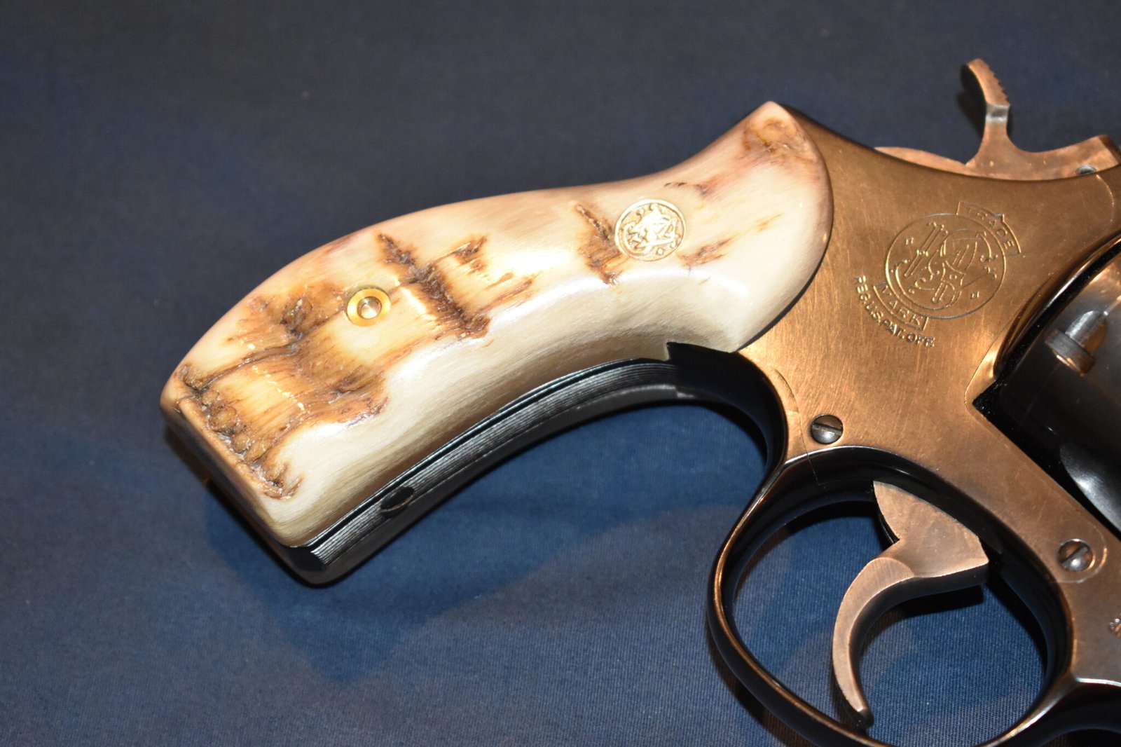 SMITH & WESSON N FRAME ROUND BUTT RAMS HORN GRIPS NRBRH4 - Image 11