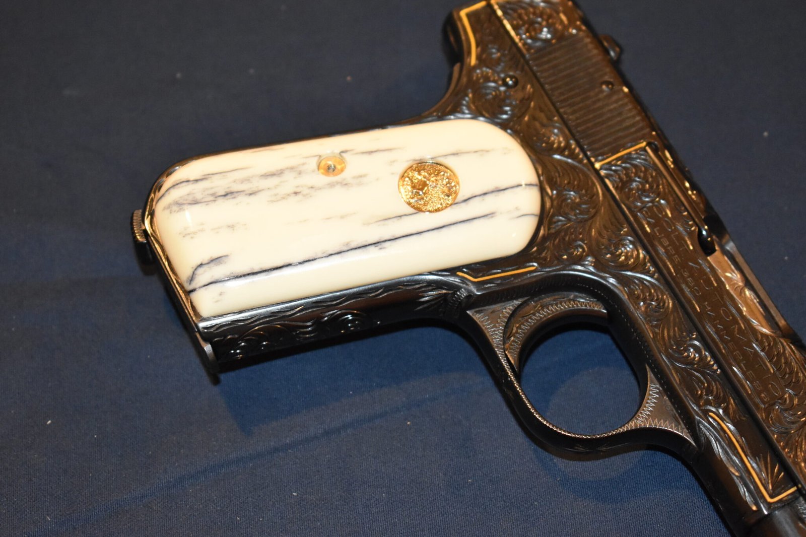 COLT 19803 / 1908 POCKET HAMMERLESS PREMIUM GRADE GIRAFFE BONE GRIPS 1903GB5 - Image 11
