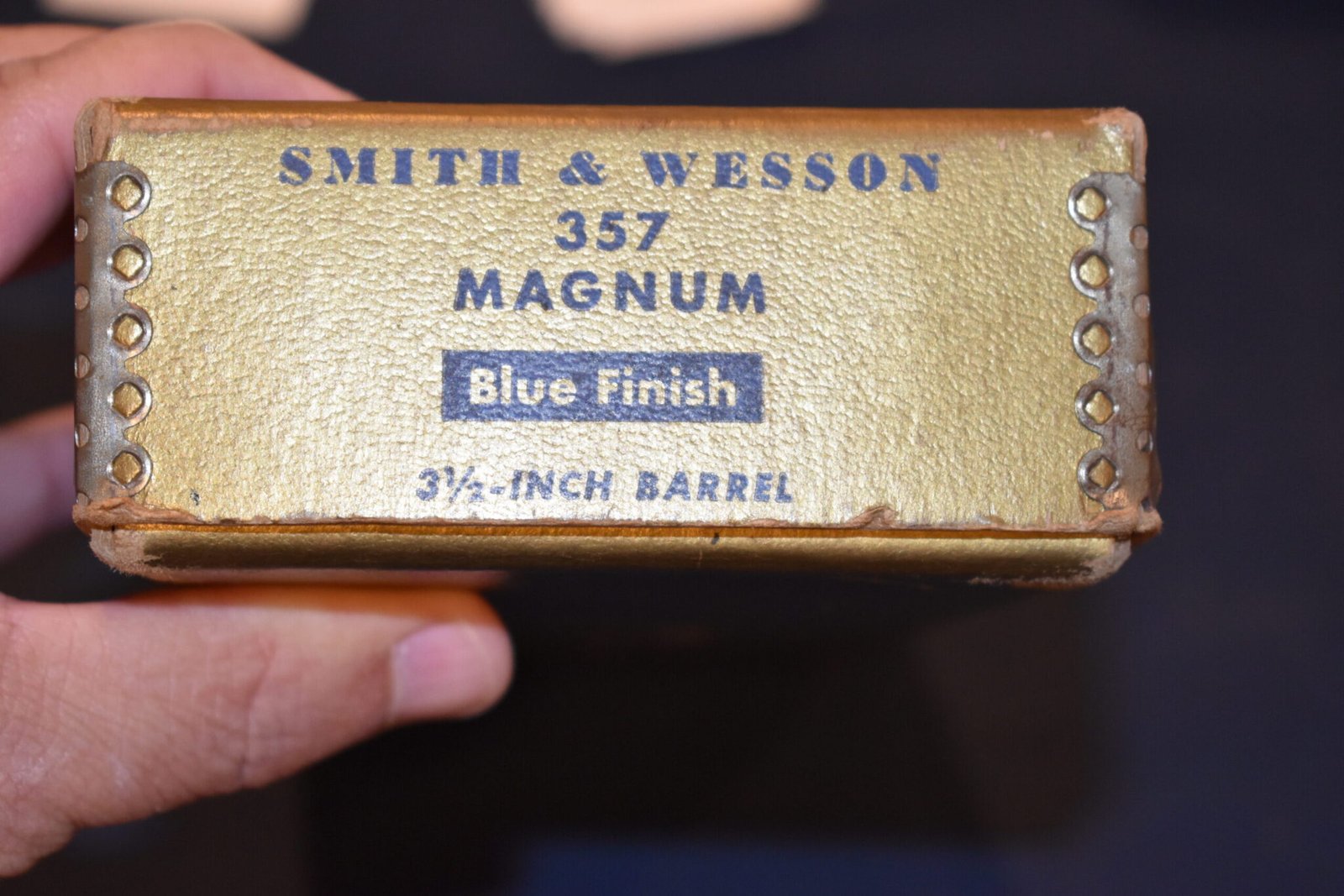 SMITH & WESSON 3 1/2’ 357 MAGNUM PRE-MODEL 27 BOX SWB15 - Image 5