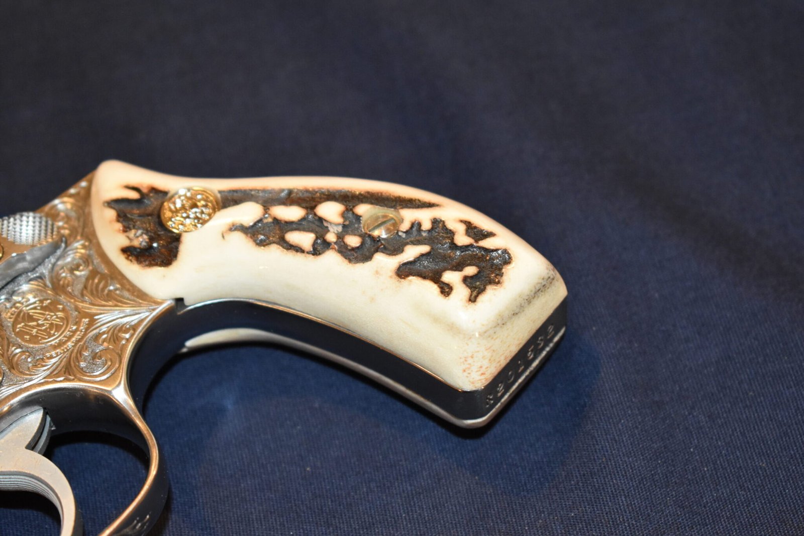 SMITH & WESSON J FRAME ROUND BUTT PREMIUM GRADE SAMBAR STAG GRIPS JRBS10 - Image 12