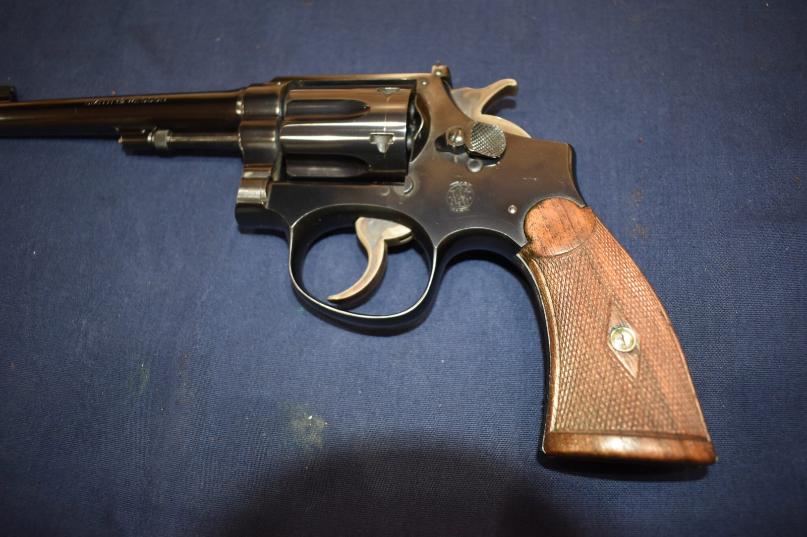 SMITH & WESSON K FRAME PRE-WAR SERVICE GRIPS WITH BRASS MEDALLIONS KPWS5 - Image 4