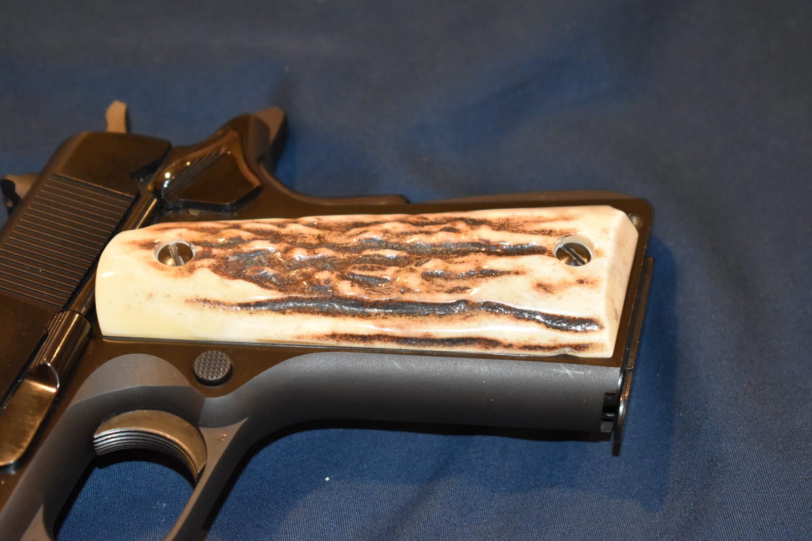 COLT 1911 VINTAGE SAMBAR STAG GRIPS 1911SS39 - Image 12