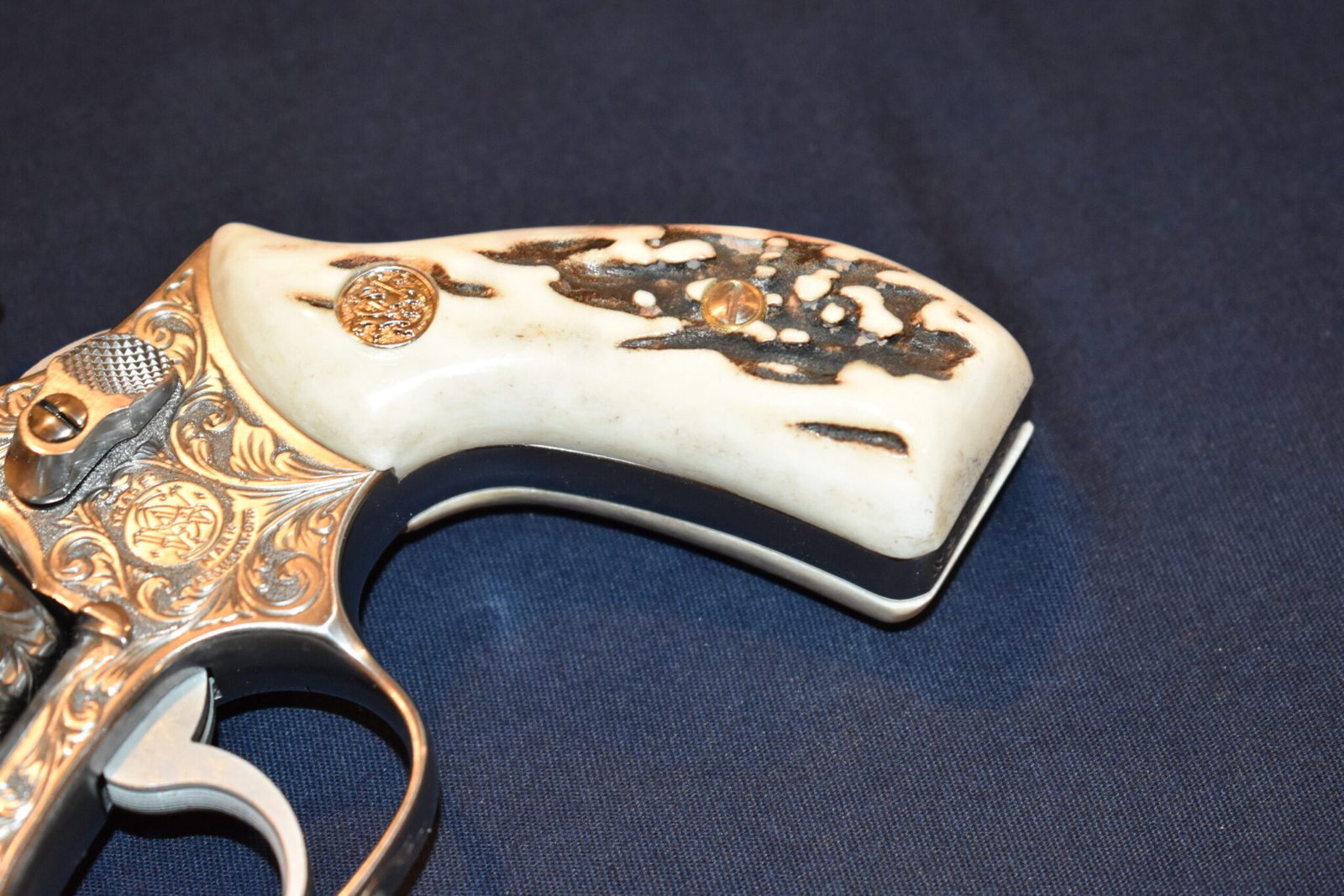 SMITH & WESSON J FRAME ROUND BUTT PREMIUM GRADE SAMBAR STAG GRIPS JRBS11 - Image 12