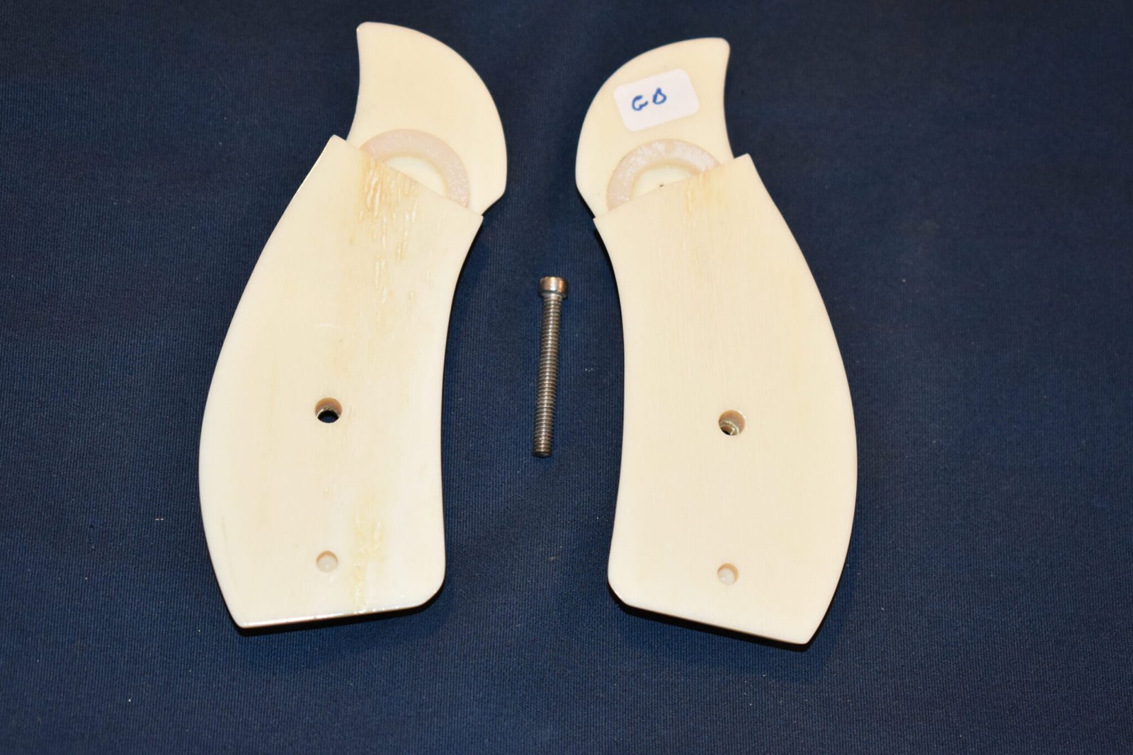 SMITH & WESSON K OR L FRAME ROUND BUTT GIRAFFE BONE GRIPS KRBGB8 - Image 3