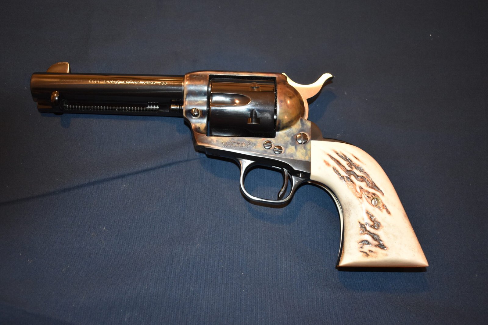 COLT SINGLE ACTION ARMY (S.A.A.) SAMBAR STAG GRIPS SAAS46 - Image 4