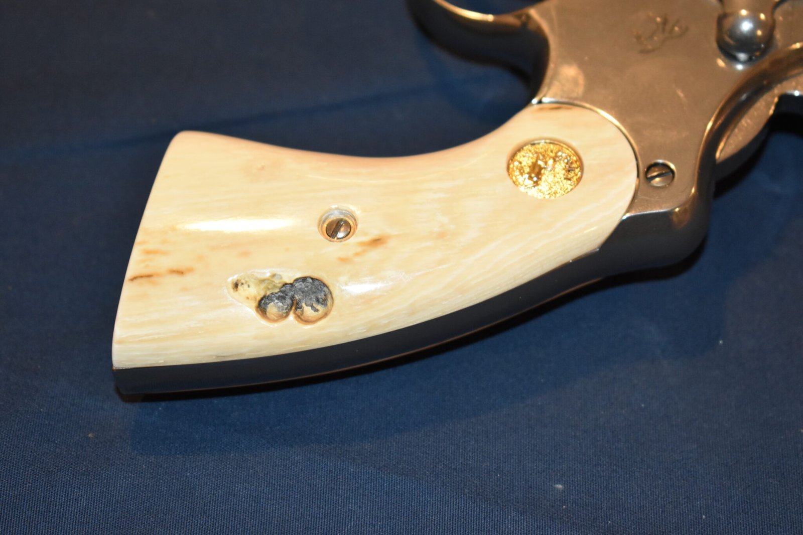 COLT PYTHON / OFFICER'S MODEL MATCH MAMMOTH IVORY GRIPS PMI3 - Image 5