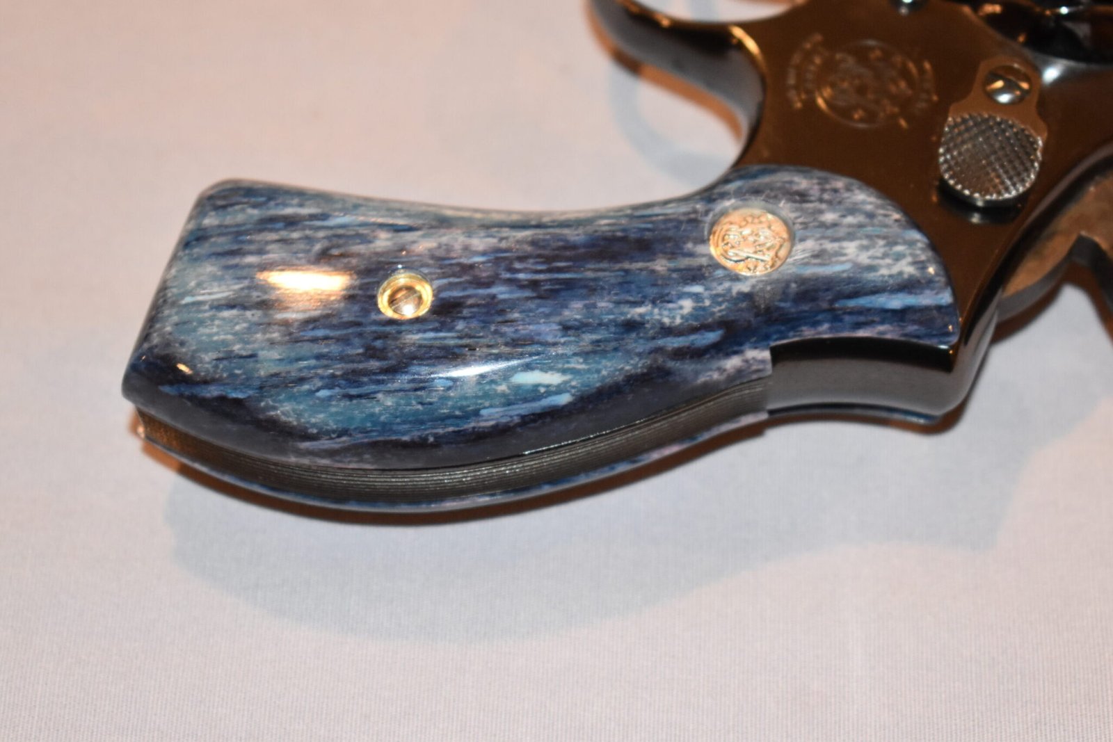 SMITH & WESSON K OR L FRAME ROUND BUTT GIRAFFE BONE GRIPS KRBGB10 - Image 5