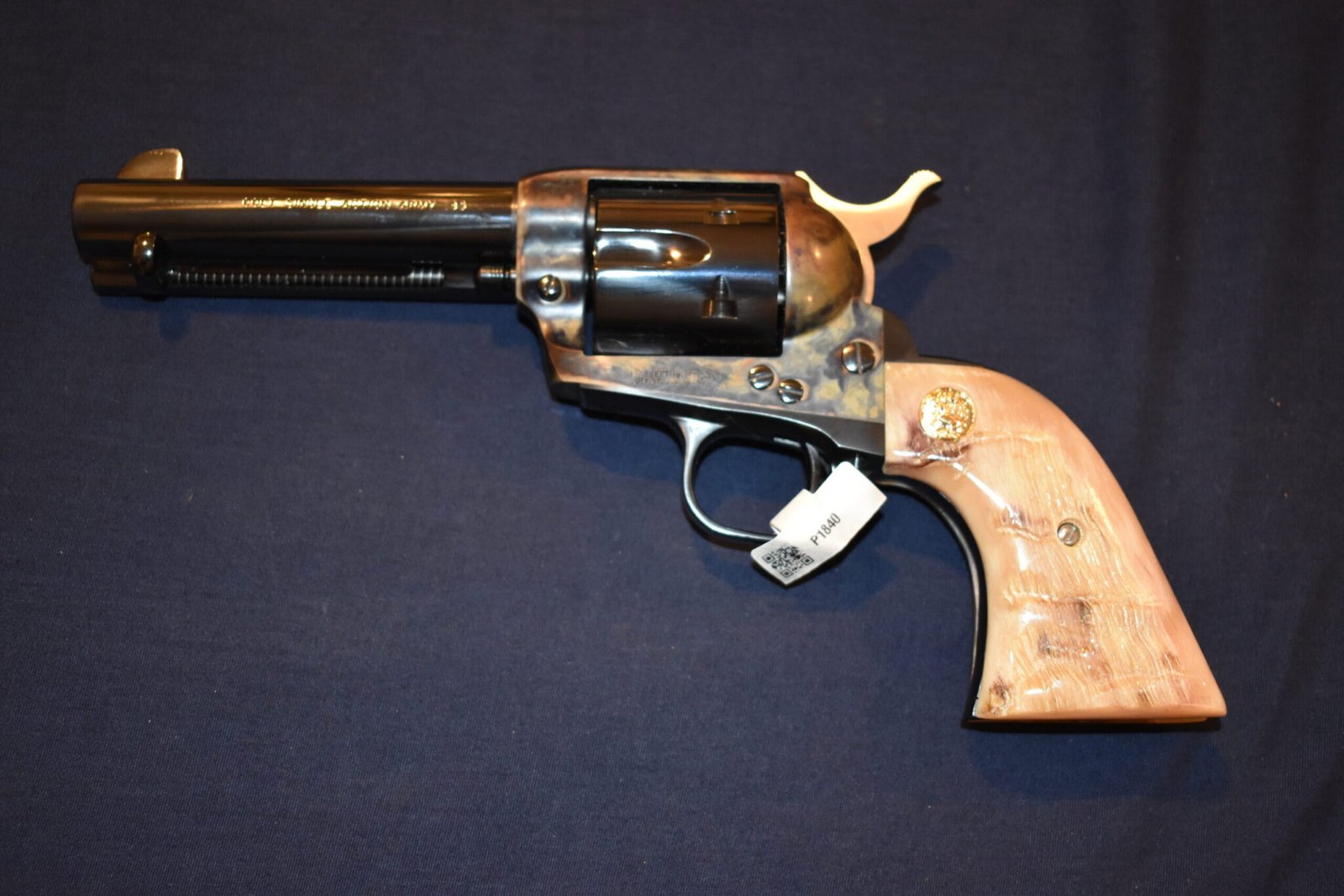COLT SINGLE ACTION ARMY (S.A.A.)PREMIUM GRADE RAMS HORN / STAG GRIPS SAARH5 - Image 4