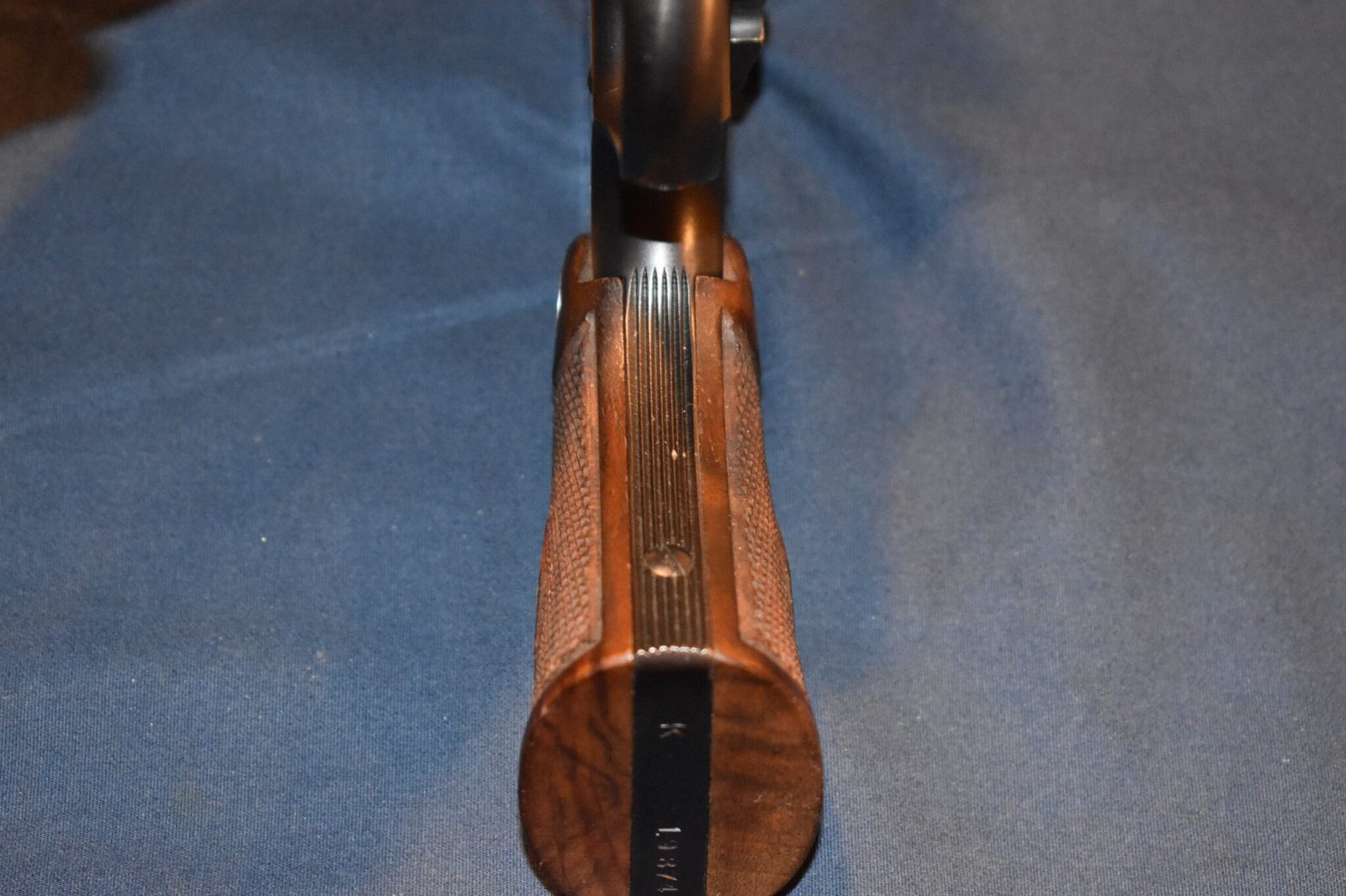 SMITH & WESSON K FRAME PRE-WAR SERVICE GRIPS WITH SMALL SILVER MEDALLIONS KPWS2 - Image 8