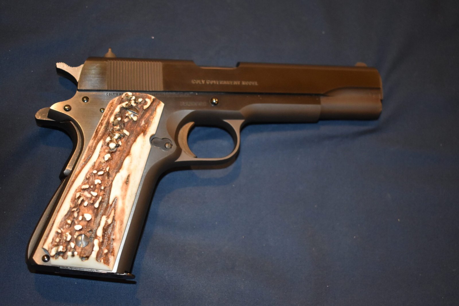 COLT 1911 VINTAGE SAMBAR STAG GRIPS 1911SS38 - Image 7