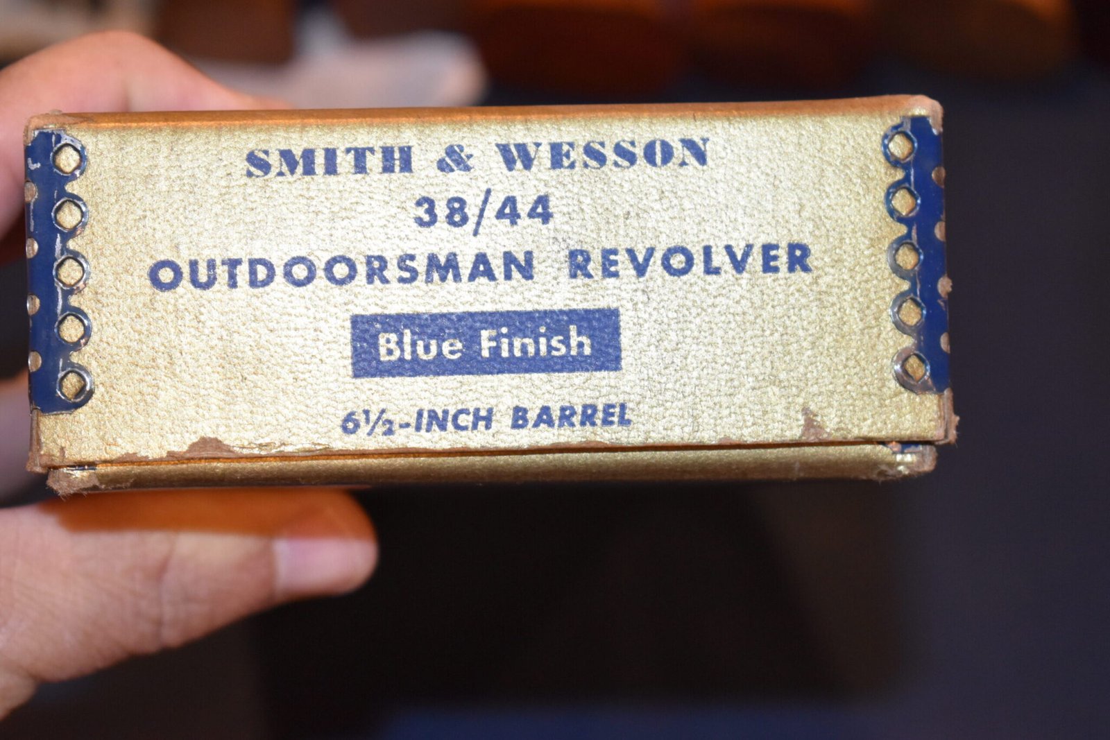 SMITH & WESSON 6 1/2" 38/44 OUTDOORSMAN REVOLVER PRE-MODEL 23 BOX SWB18 - Image 5