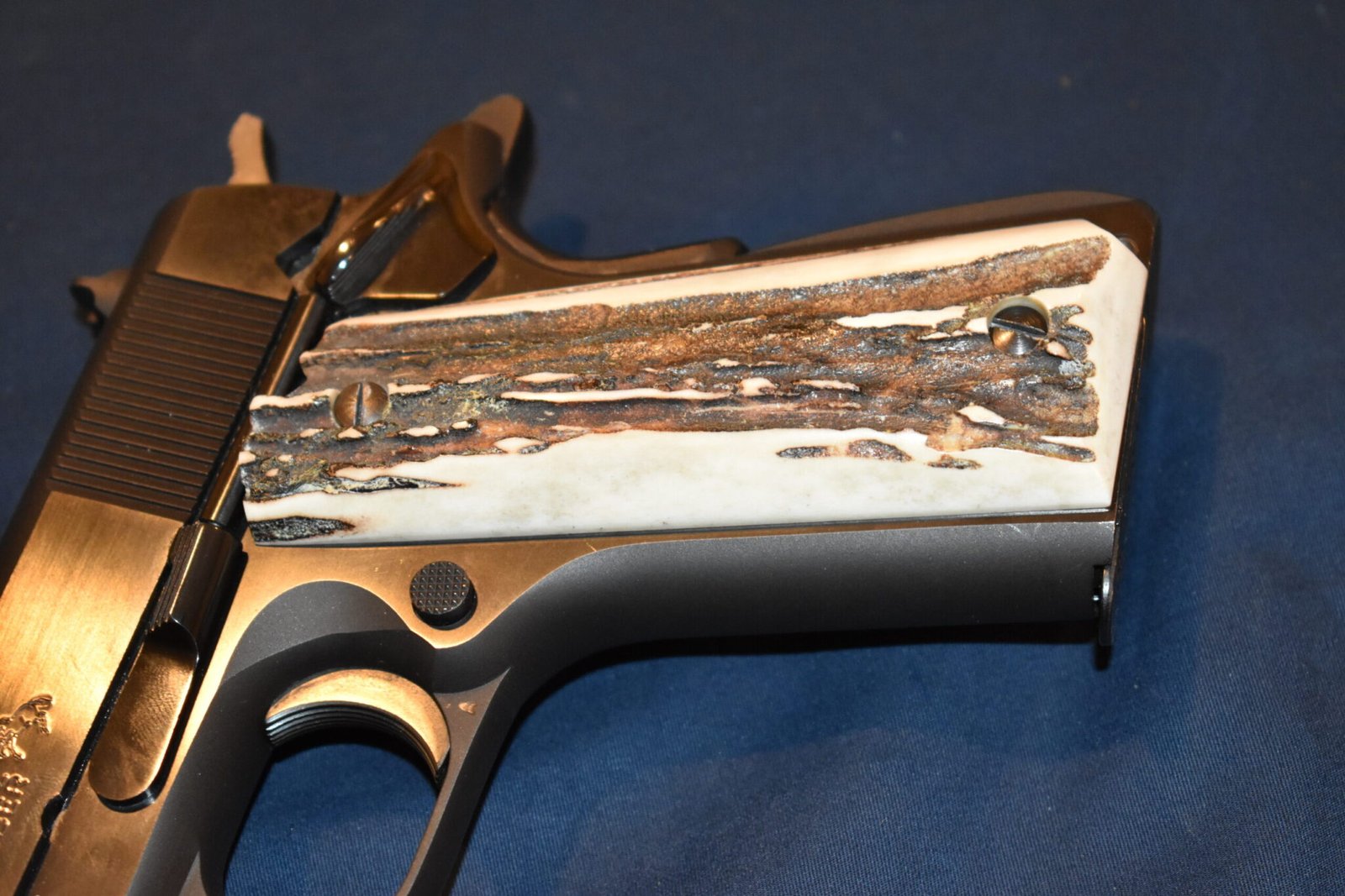 COLT 1911 VINTAGE SAMBAR STAG GRIPS 1911SS38 - Image 12