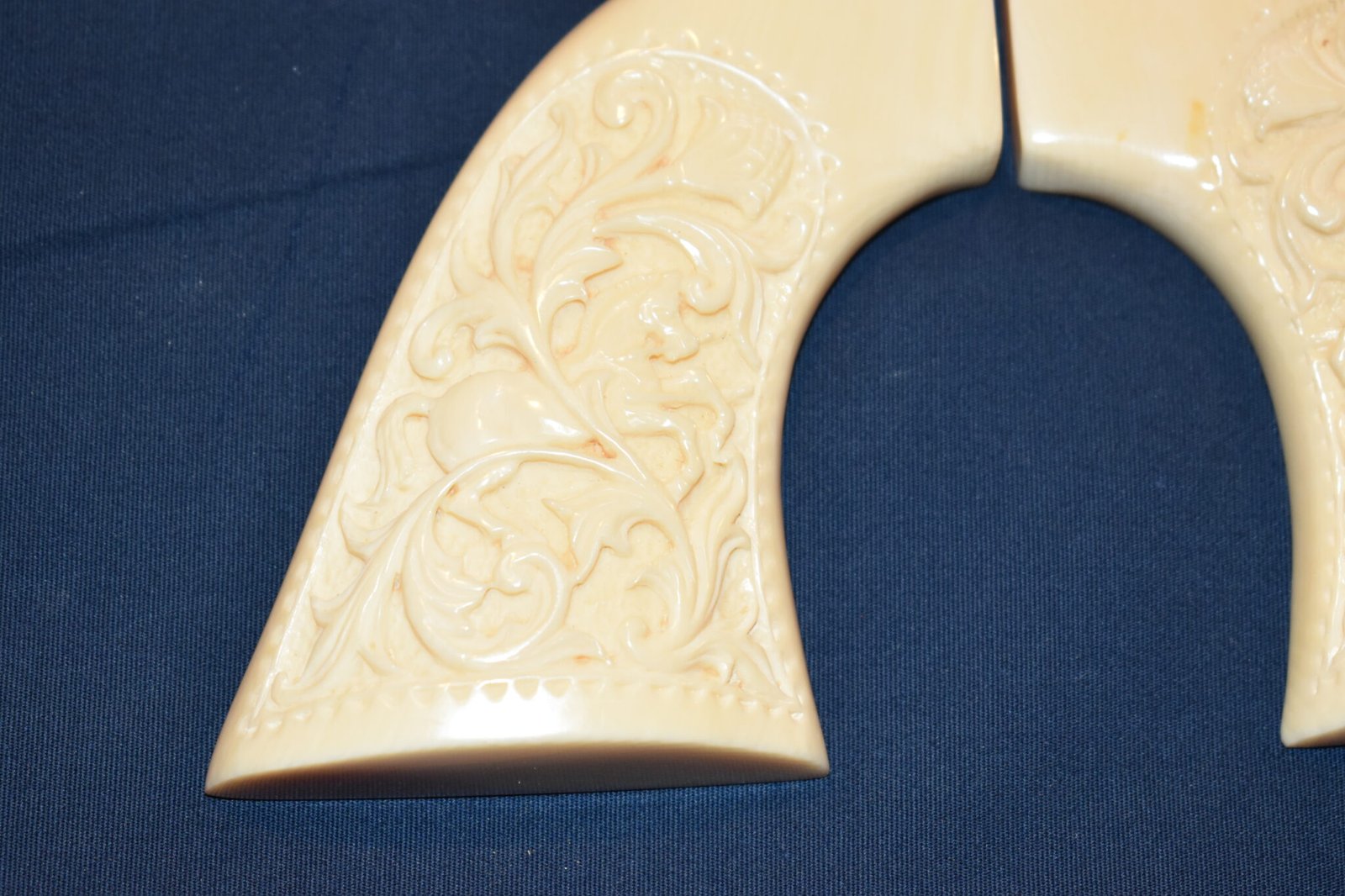 COLT SINGLE ACTION ARMY (S.A.A.) CARVED IVORY GRIPS SAACI1 OHIO SALES ONLY!! - Image 3