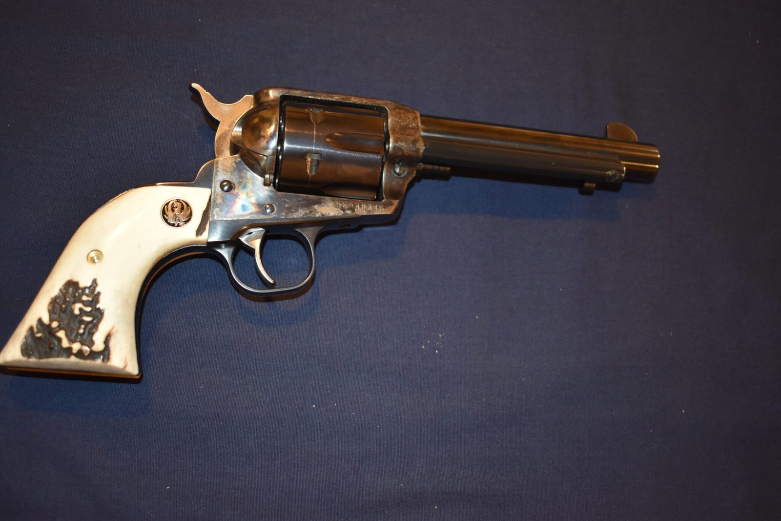 RUGER NEW MODEL BLACKHAWK OR OLD VAQUERO VINTAGE SAMBAR STAG GRIPS RBHS25 - Image 7