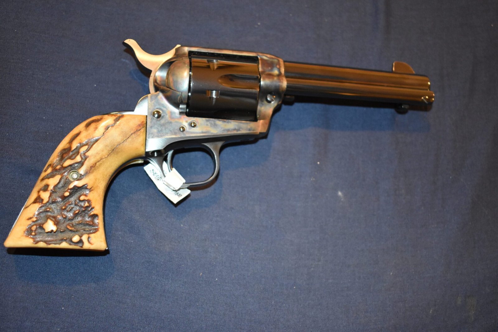 COLT SINGLE ACTION ARMY (S.A.A.) VINTAGE SAMBAR STAG GRIPS SAAS29 - Image 7