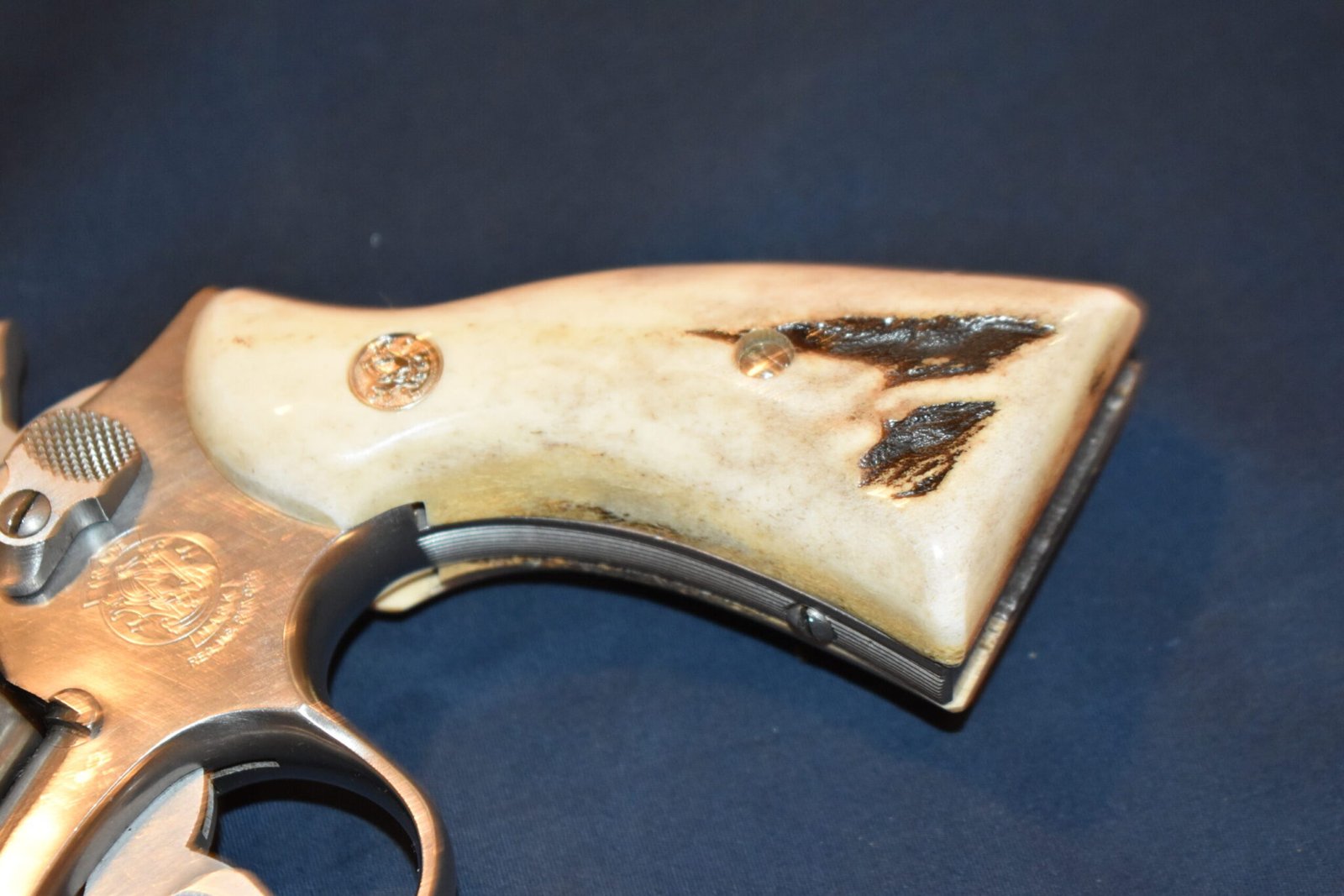 SMITH & WESSON K FRAME SQUARE BUTT SAMBAR STAG GRIPS KSQSS14 - Image 11