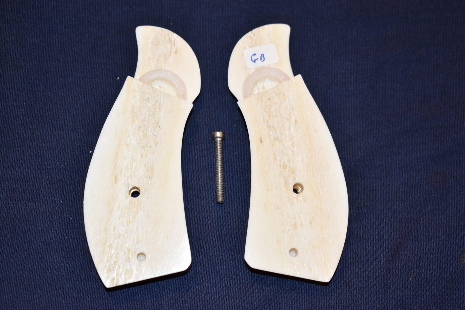 SMITH & WESSON K OR L FRAME ROUND BUTT GIRAFFE BONE GRIPS KRBGB6 - Image 3