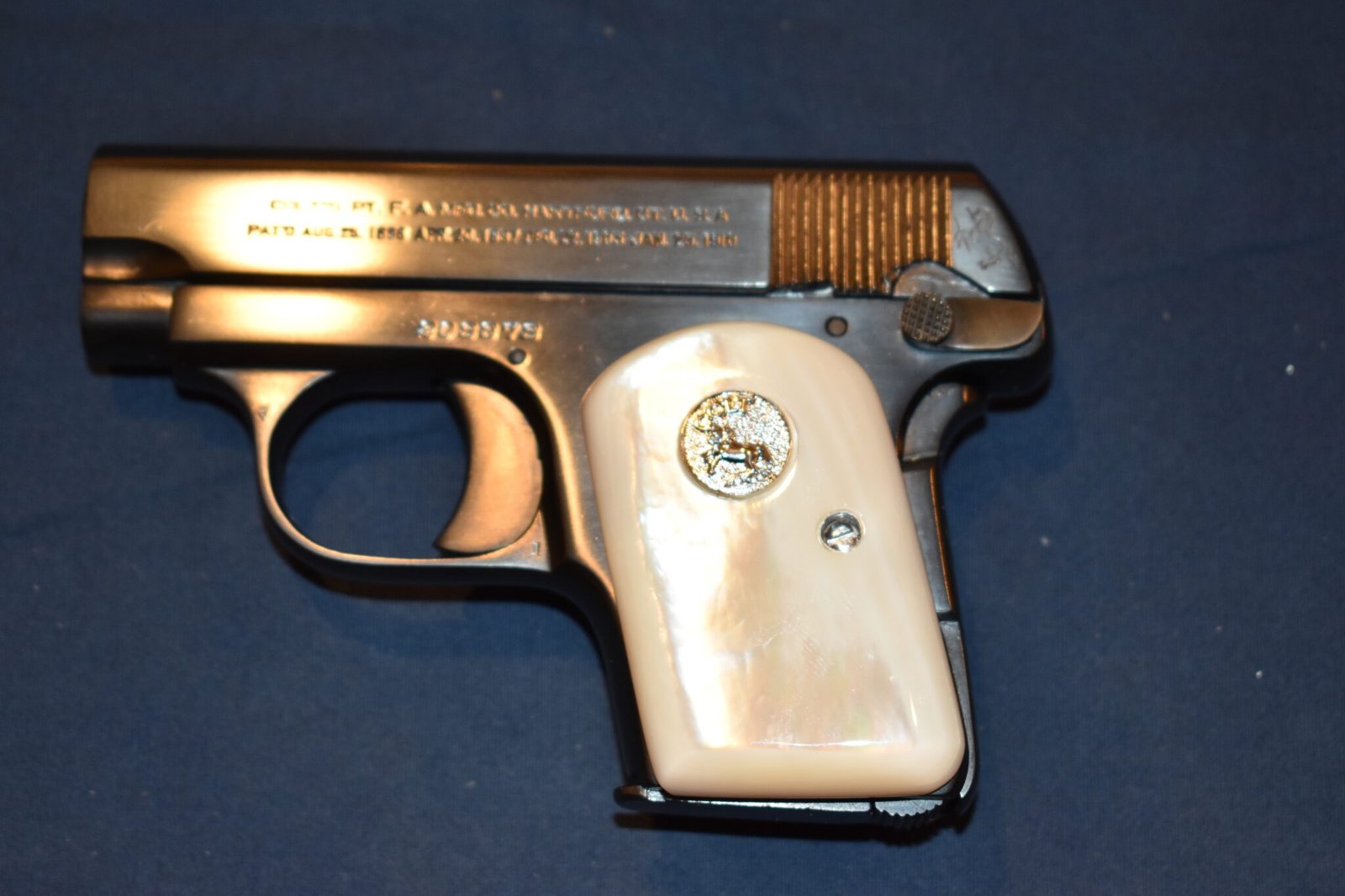 COLT 1908 VEST POCKET MOTHER OF PEARL GRIPS CVPMP3 - Image 4