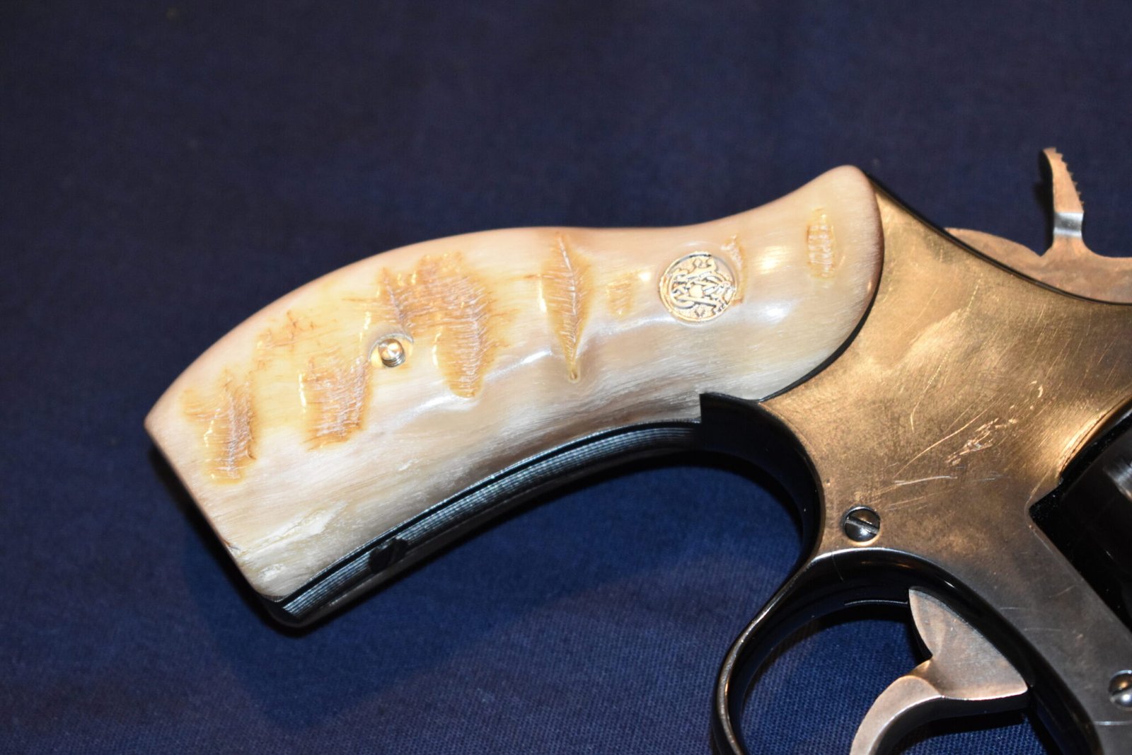 SMITH & WESSON K FRAME ROUND BUTT RAMS HORN GRIPS KRBRH4 - Image 11