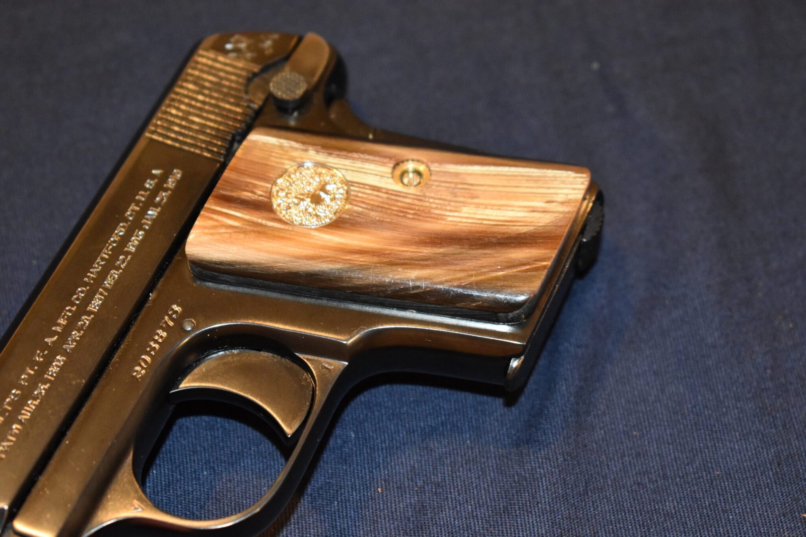 COLT 1908 VEST POCKET BUFFALO HORN GRIPS CVPBH2 - Image 12