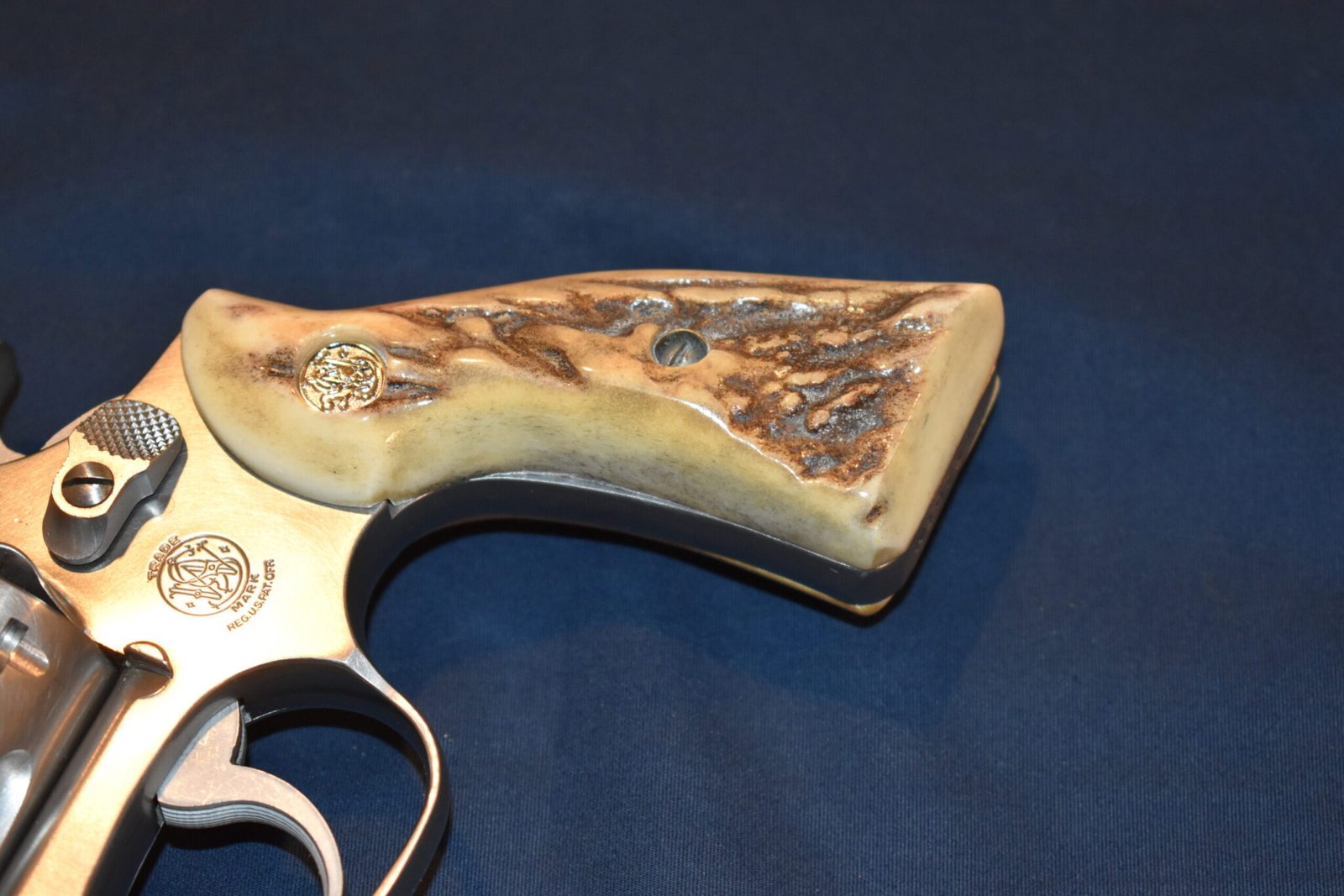 SMITH & WESSON J FRAME SQUARE BUTT VINTAGE STAG GRIPS JSQS8 - Image 12