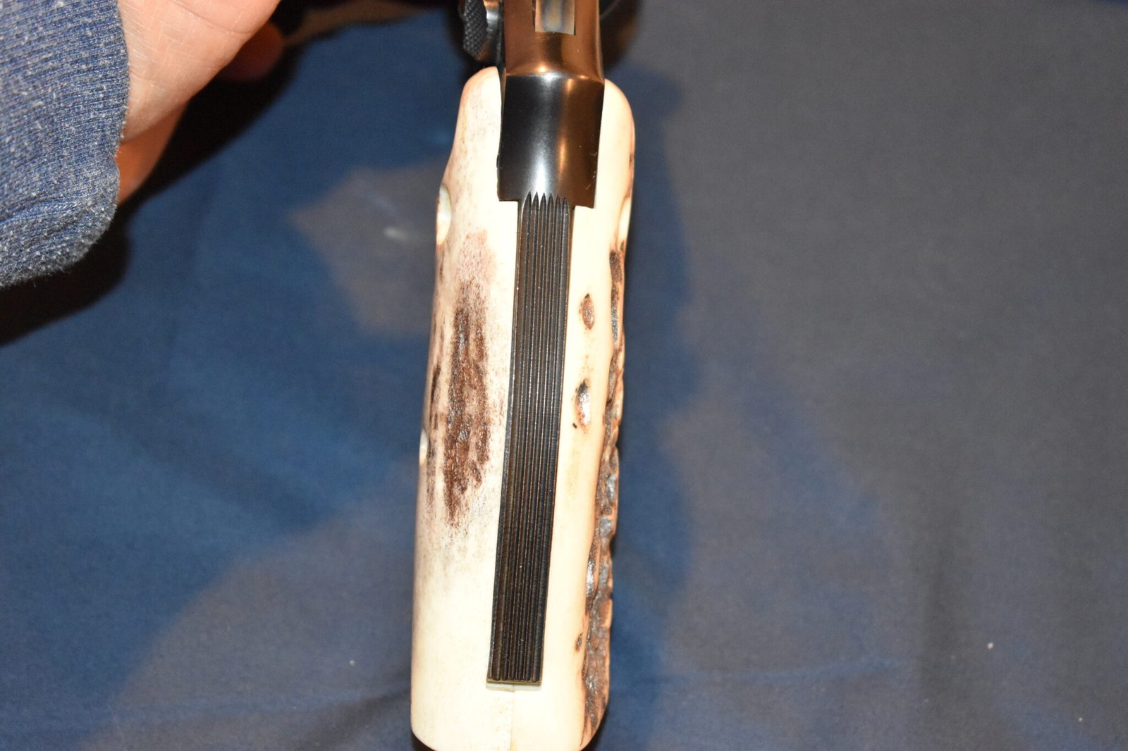 SMITH & WESSON K FRAME TARGET SQUARE BUTT SAMBAR STAG GRIPS KSQSS17 - Image 10