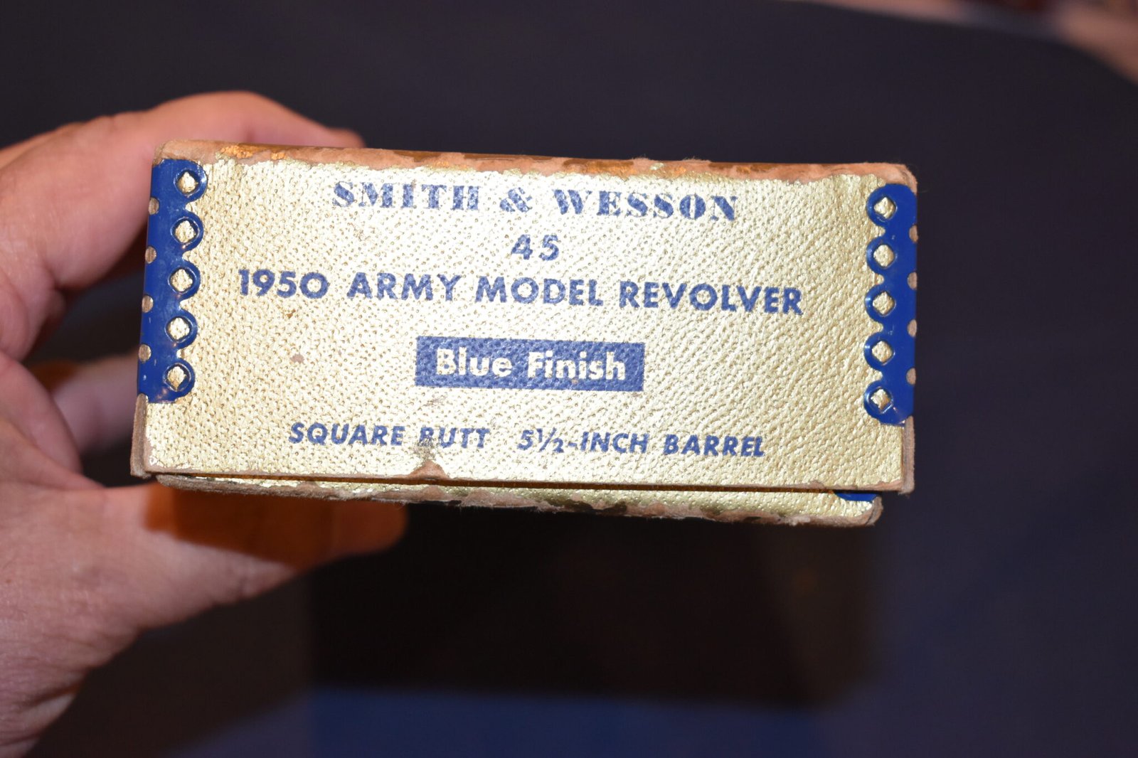 SMITH & WESSON 5 1/2" 45 1950 ARMY MODEL REVOLVER PRE-MODEL 22 BOX SWB10 - Image 5