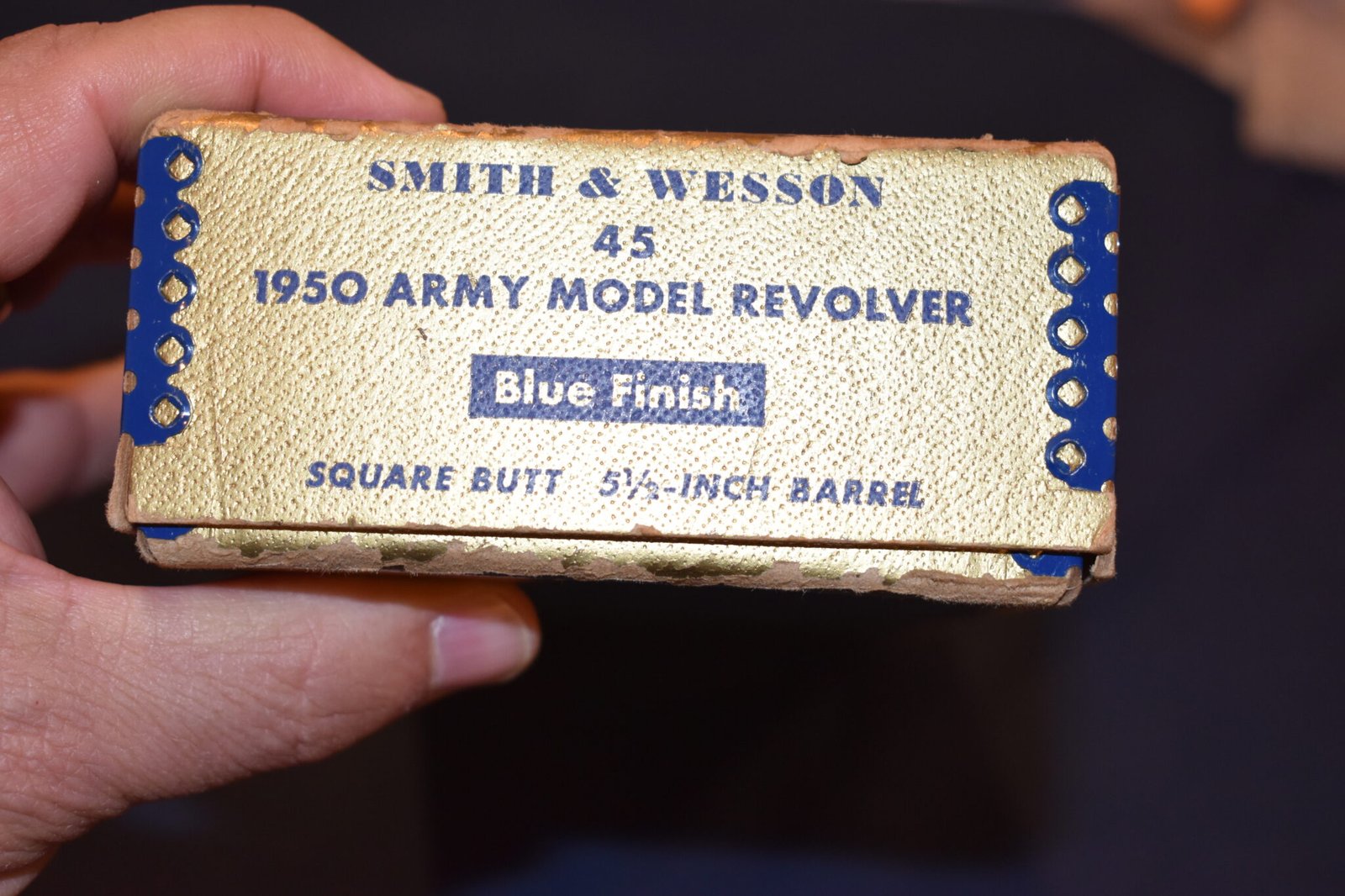SMITH & WESSON 5 1/2" 45 1950 ARMY MODEL REVOLVER PRE-MODEL 22 BOX SWB10 - Image 6