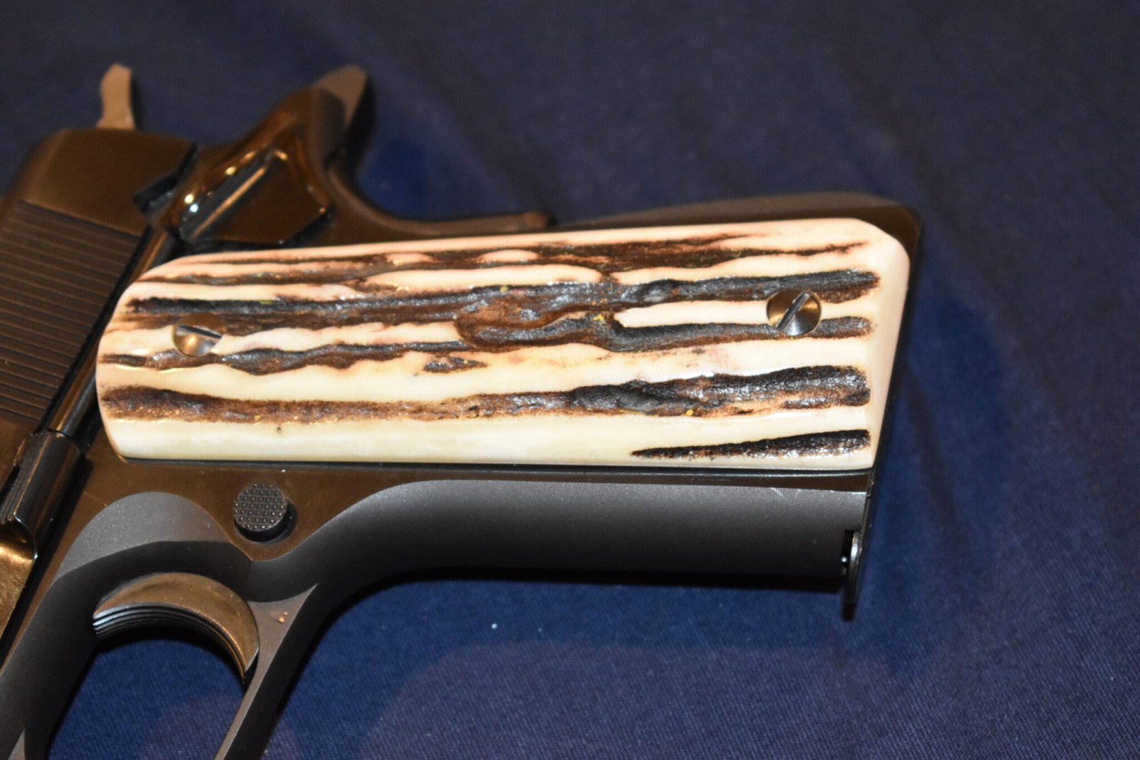 COLT 1911 VINTAGE SAMBAR STAG GRIPS 1911SS34 - Image 12