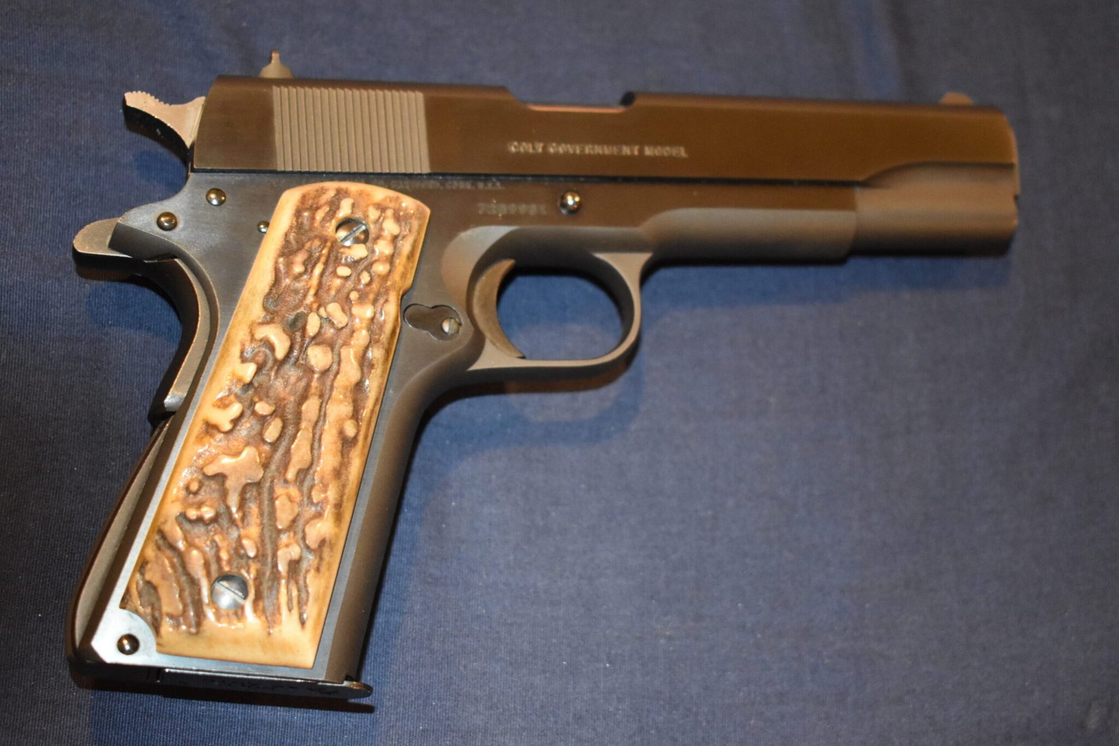 COLT 1911 VINTAGE SAMBAR STAG GRIPS 1911SS35 - Image 7