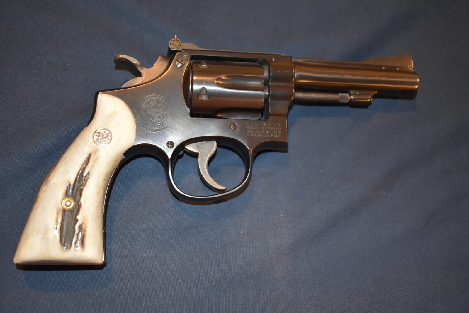 SMITH & WESSON K FRAME SQUARE BUTT SAMBAR STAG GRIPS KSQSS15 - Image 7