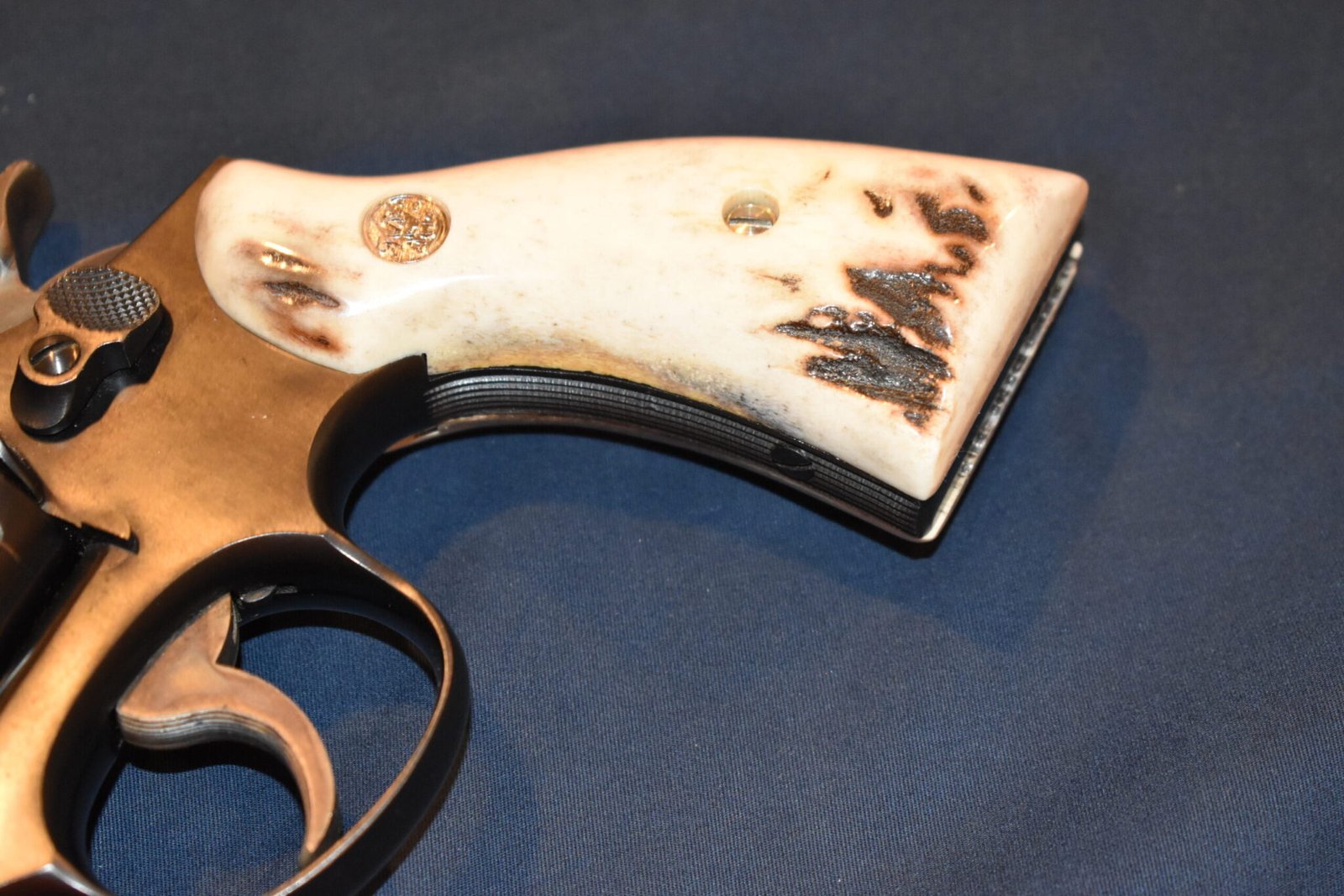 SMITH & WESSON K FRAME SQUARE BUTT SAMBAR STAG GRIPS KSQSS15 - Image 12