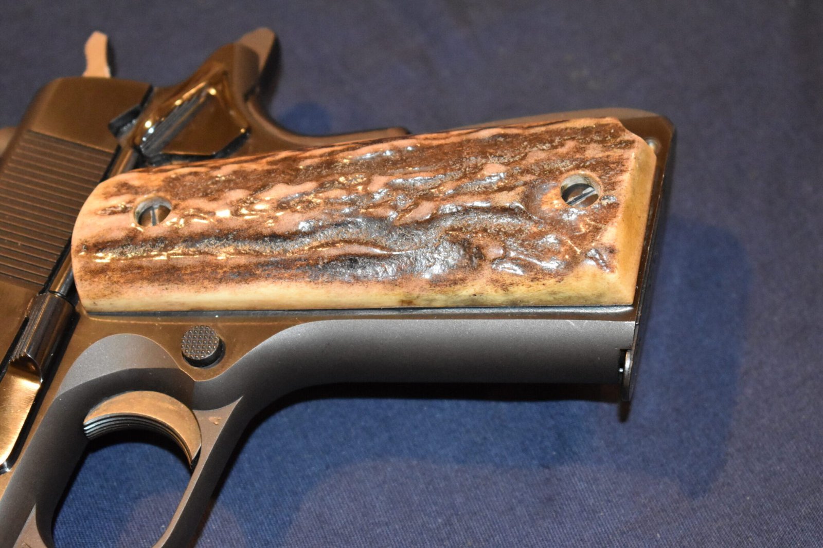 COLT 1911 VINTAGE SAMBAR STAG GRIPS 1911SS35 - Image 12