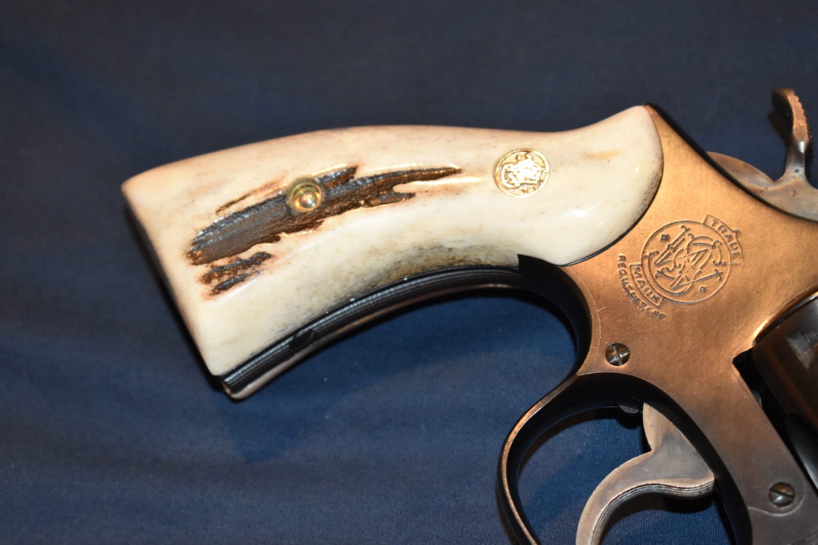 SMITH & WESSON K FRAME SQUARE BUTT SAMBAR STAG GRIPS KSQSS15 - Image 11