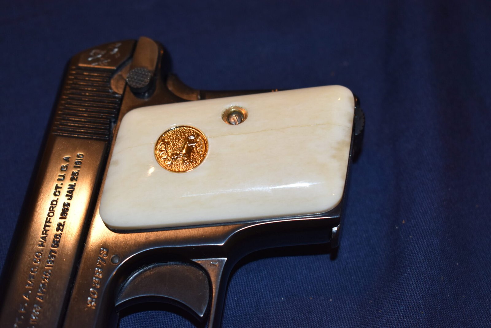COLT 1908 VEST POCKET GIRAFFE BONE GRIPS CVPGB3 - Image 12