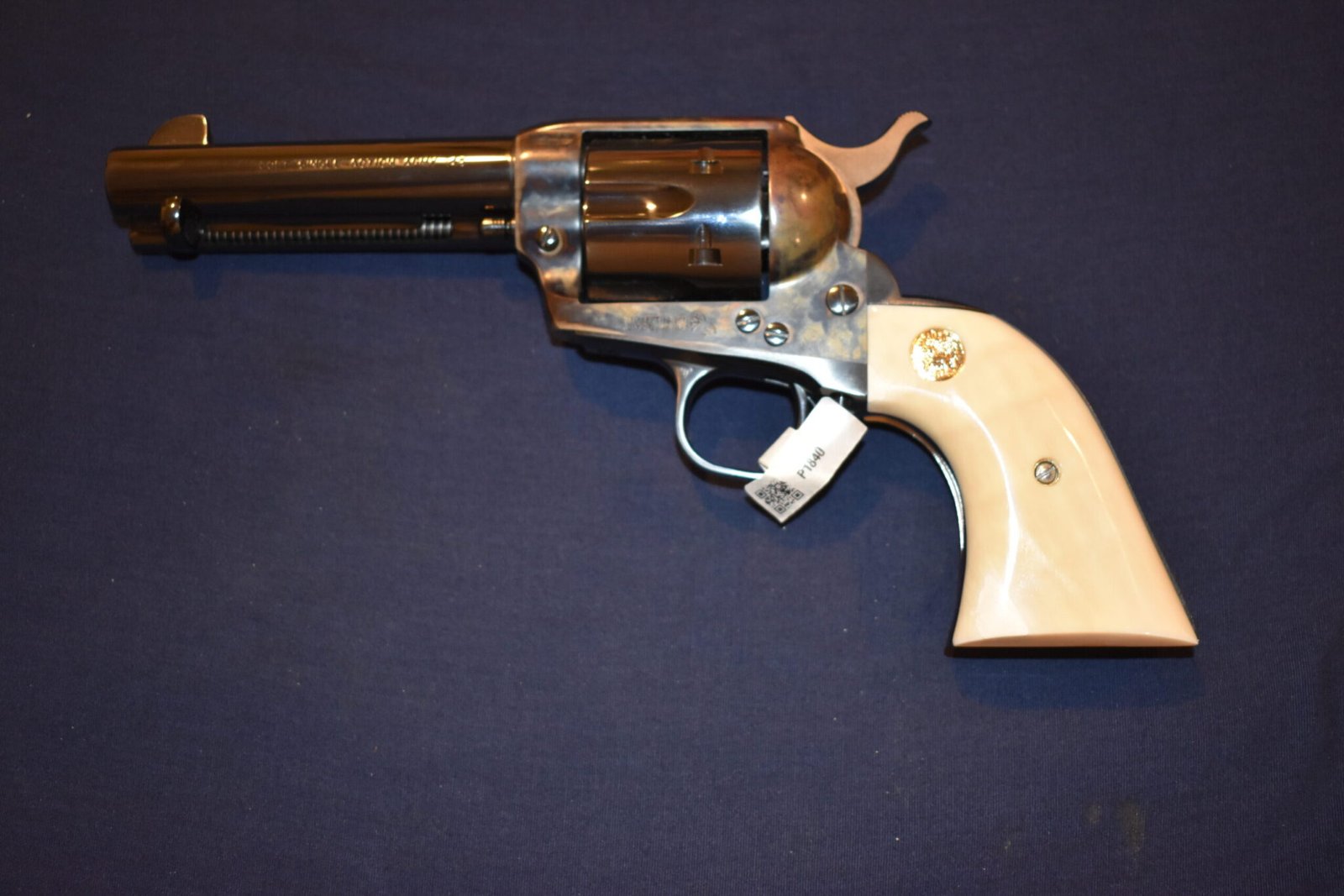 COLT SINGLE ACTION ARMY (S.A.A.) FOSSILIZED WALRUS IVORY GRIPS SAAWI4 - Image 4