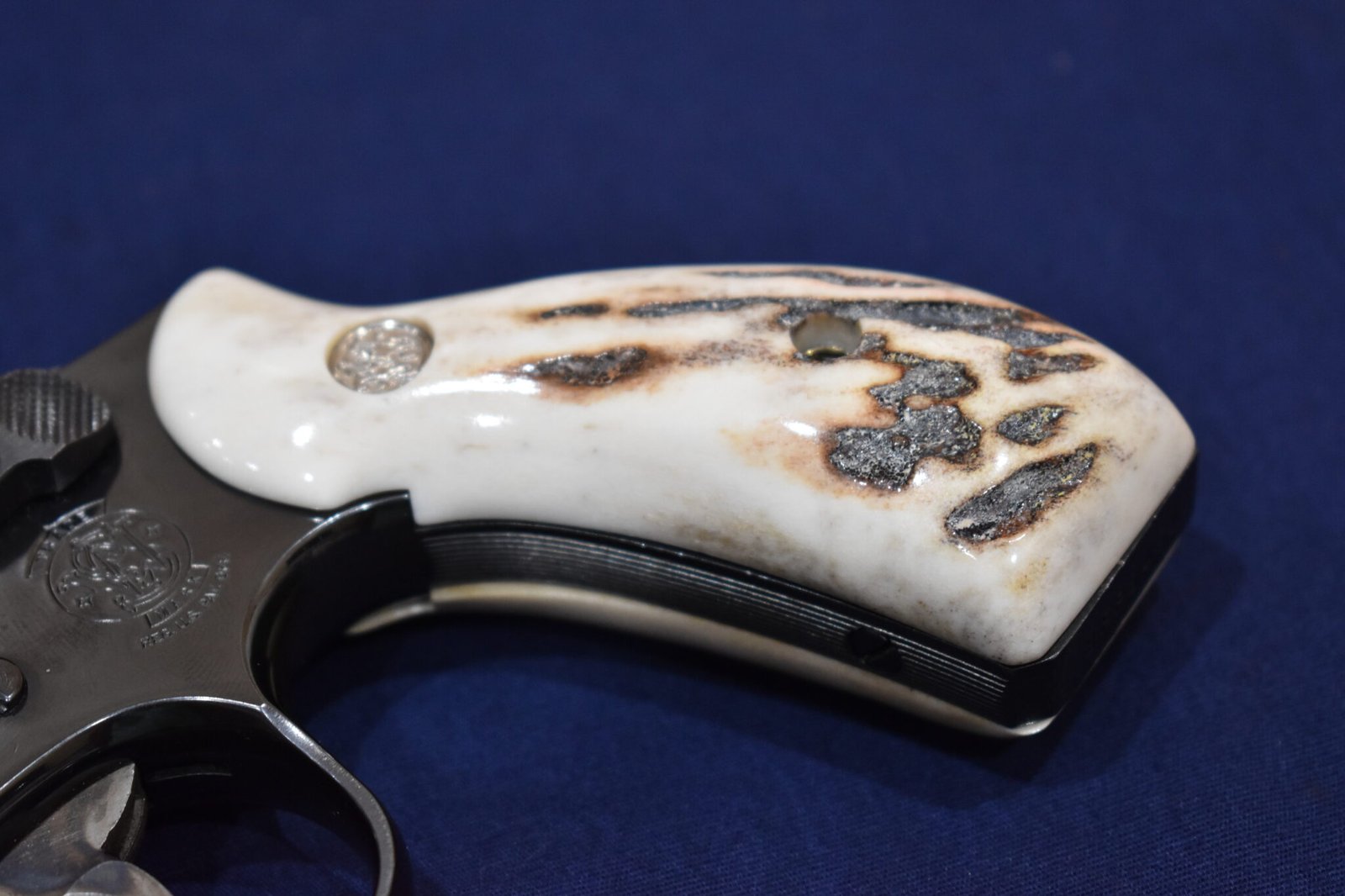 SMITH & WESSON K FRAME ROUND BUTT VINTAGE SAMBAR STAG KSRB20 - Image 12