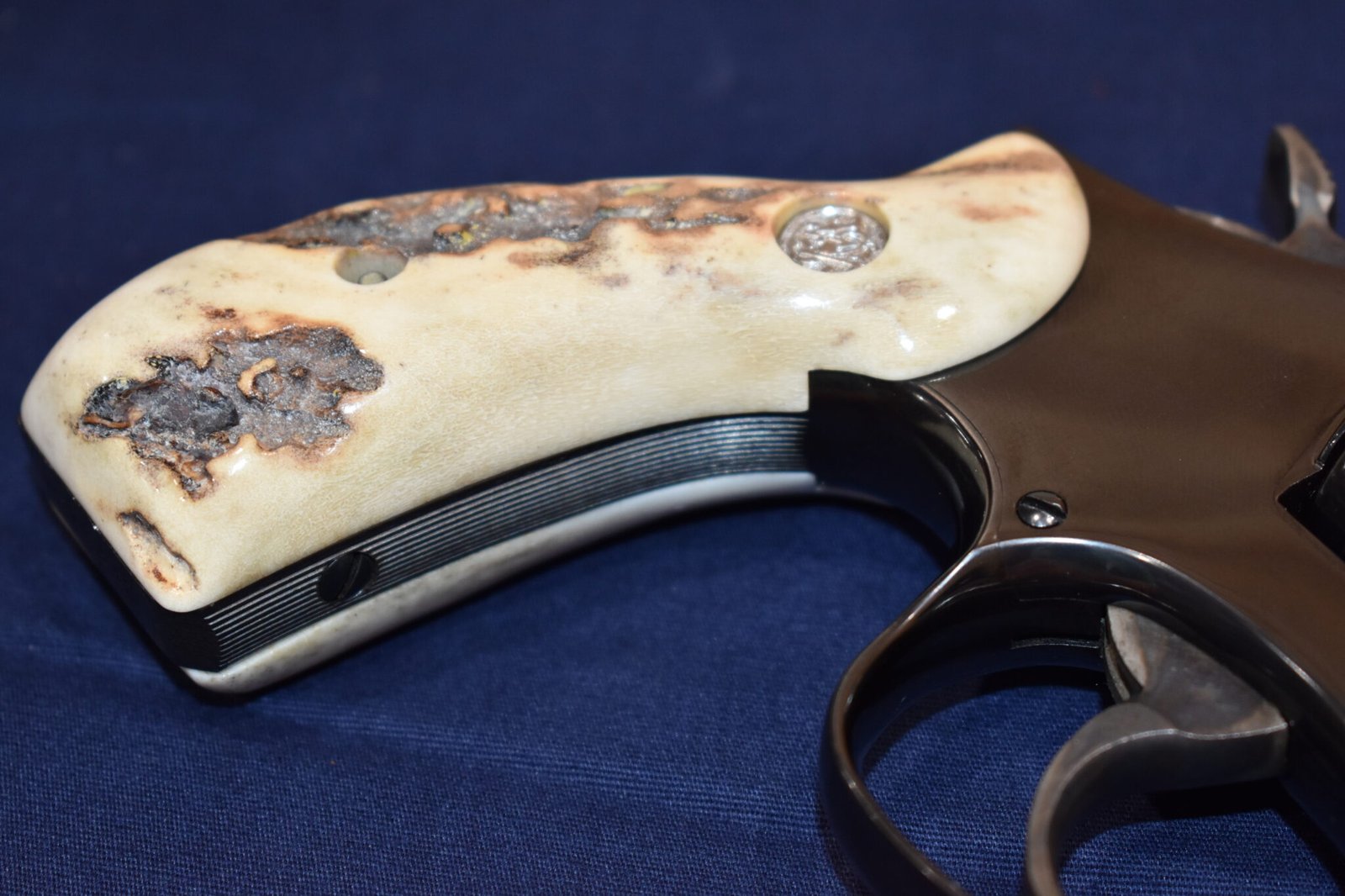 SMITH & WESSON K FRAME ROUND BUTT VINTAGE SAMBAR STAG KSRB20 - Image 11
