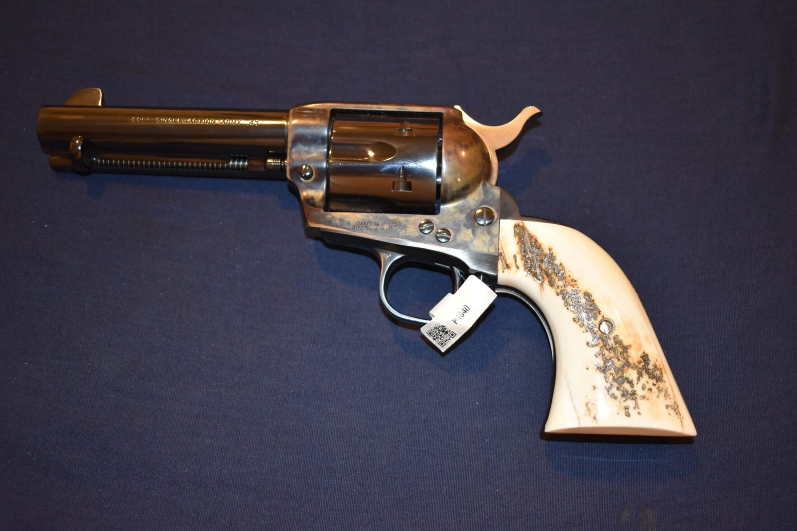 COLT SINGLE ACTION ARMY FOSSILIZED WALRUS IVORY GRIPS SAAFWI4 - Image 4