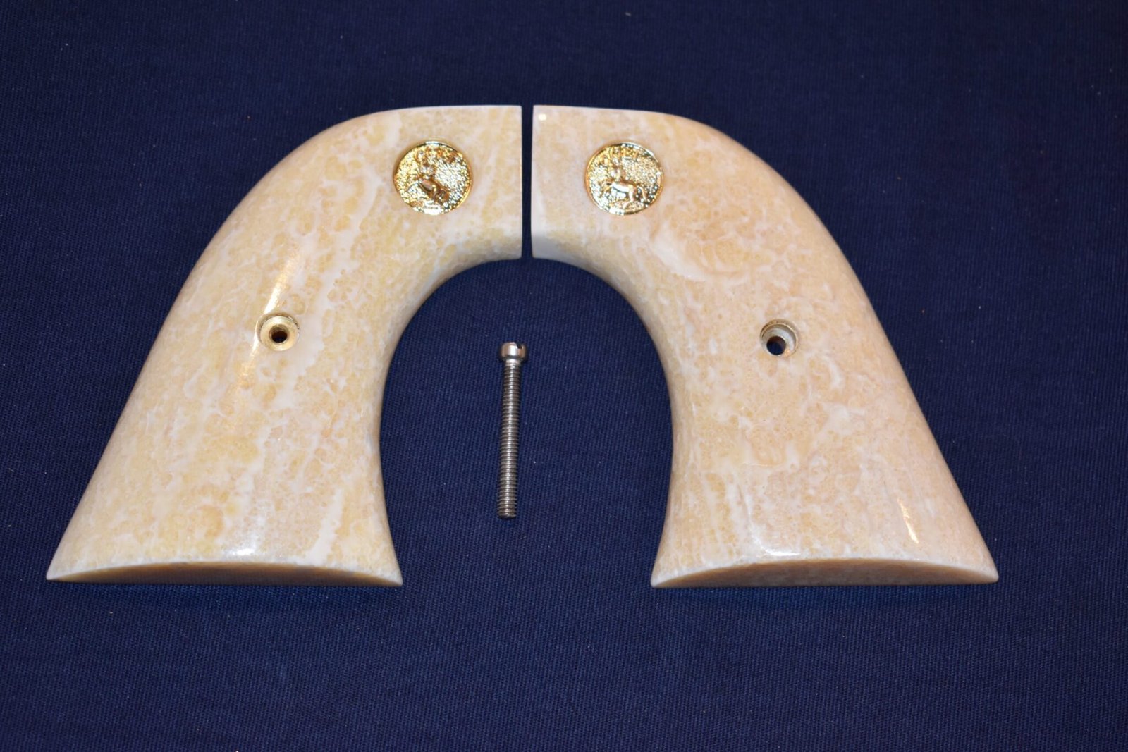 COLT SINGLE ACTION ARMY FOSSILIZED WALRUS IVORY GRIPS SAAFWI3