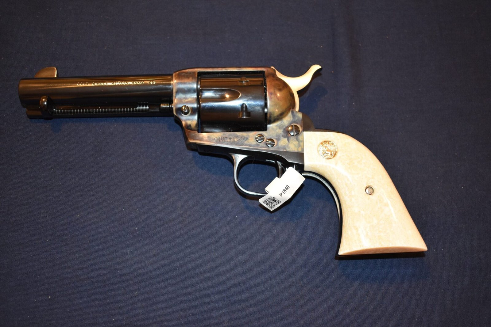 COLT SINGLE ACTION ARMY FOSSILIZED WALRUS IVORY GRIPS SAAFWI3 - Image 4