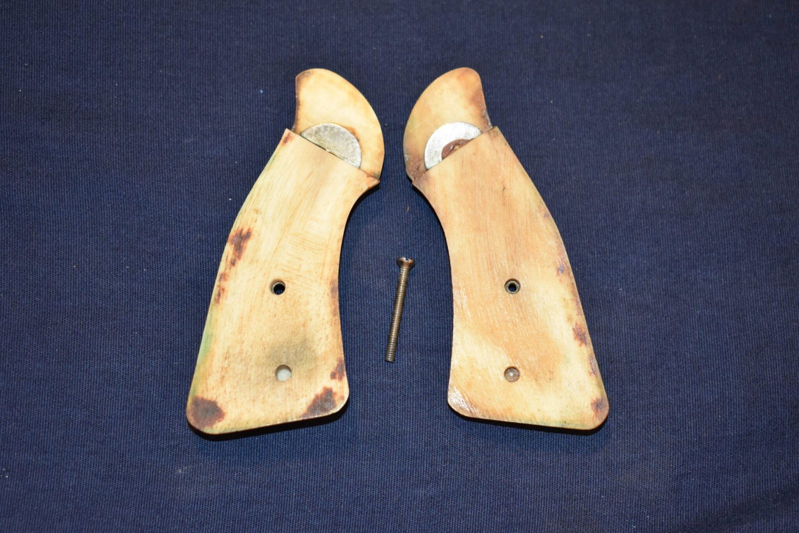 SMITH & WESSON J FRAME SQUARE BUTT VINTAGE STAG GRIPS JSQS5 - Image 3