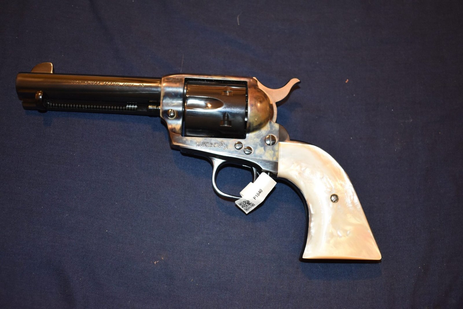 COLT SINGLE ACTION ARMY (S.A.A.) MOTHER OF PEARL GRIPS SAAMP4 - Image 4